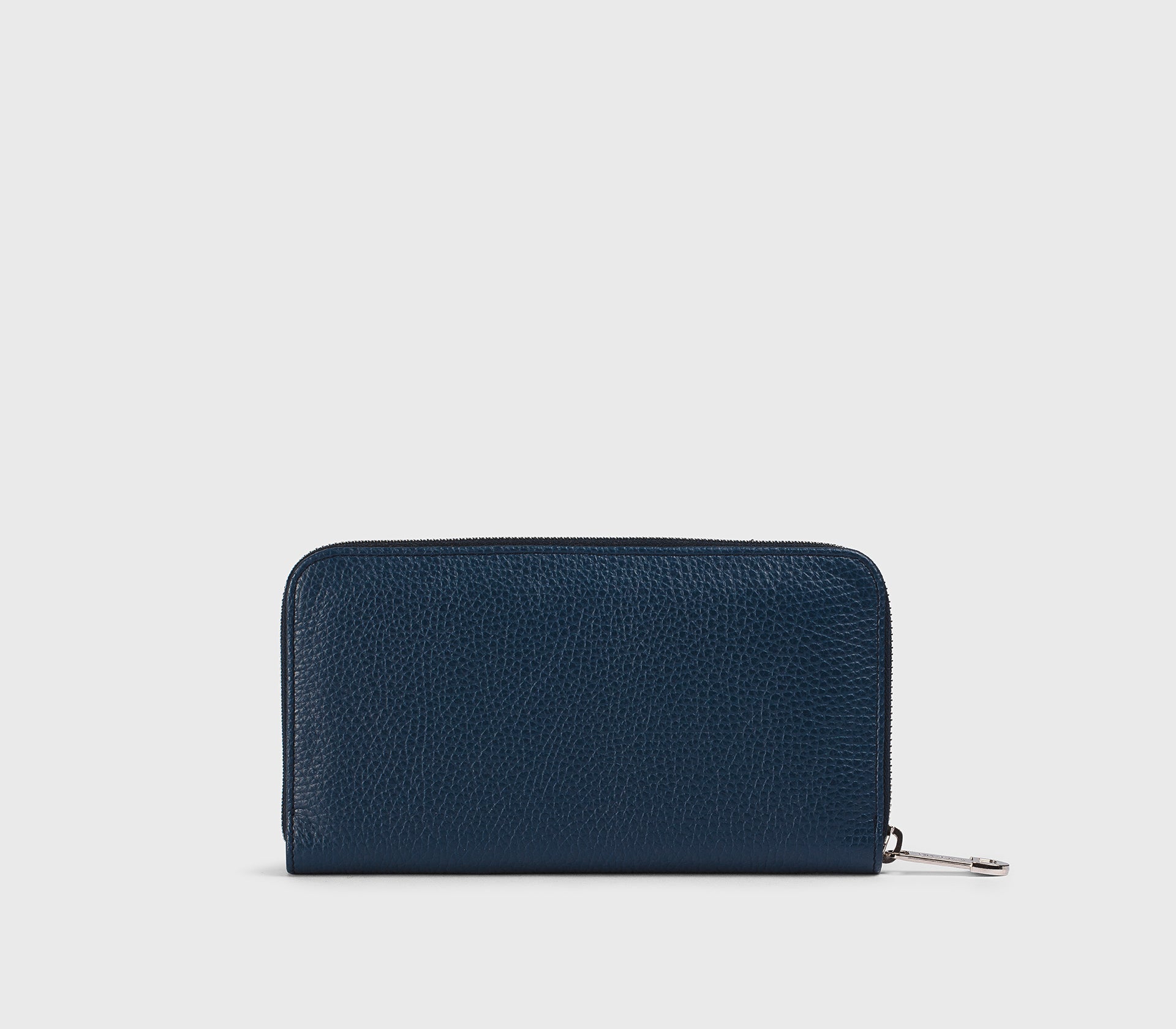 Portafoglio continental in pelle bottalata blu "avio"