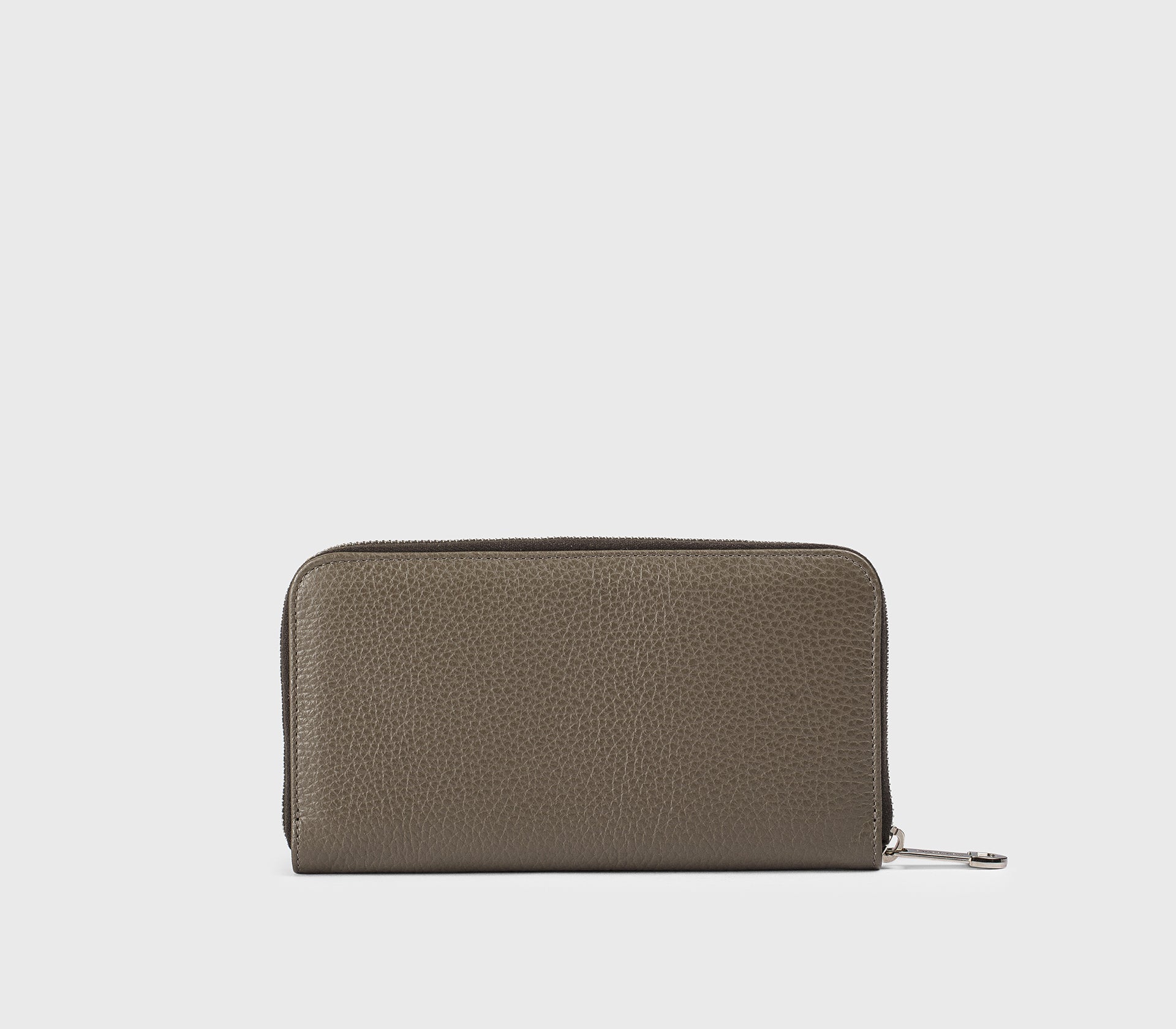 Mud tumbled leather continental wallet