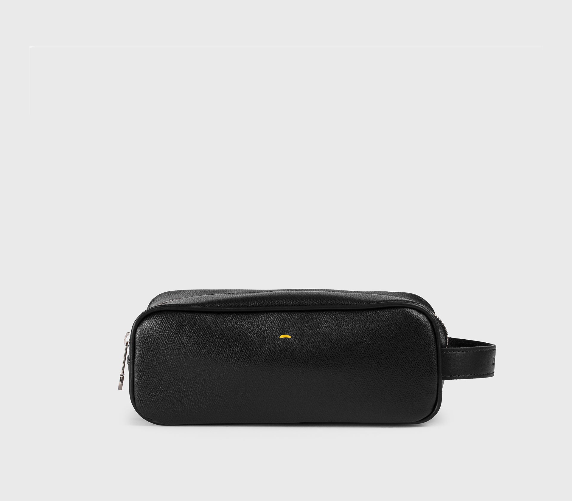Black Palmellato leather toiletry bag - Main Image