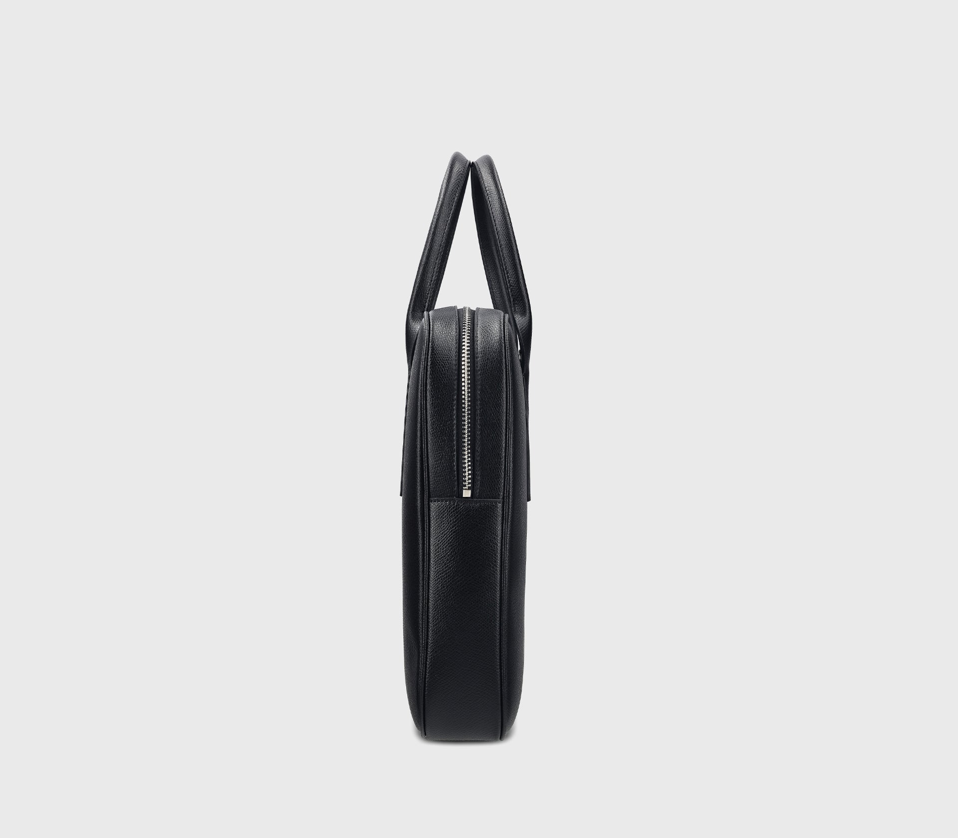 Black Palmellato leather “Catch” bag
