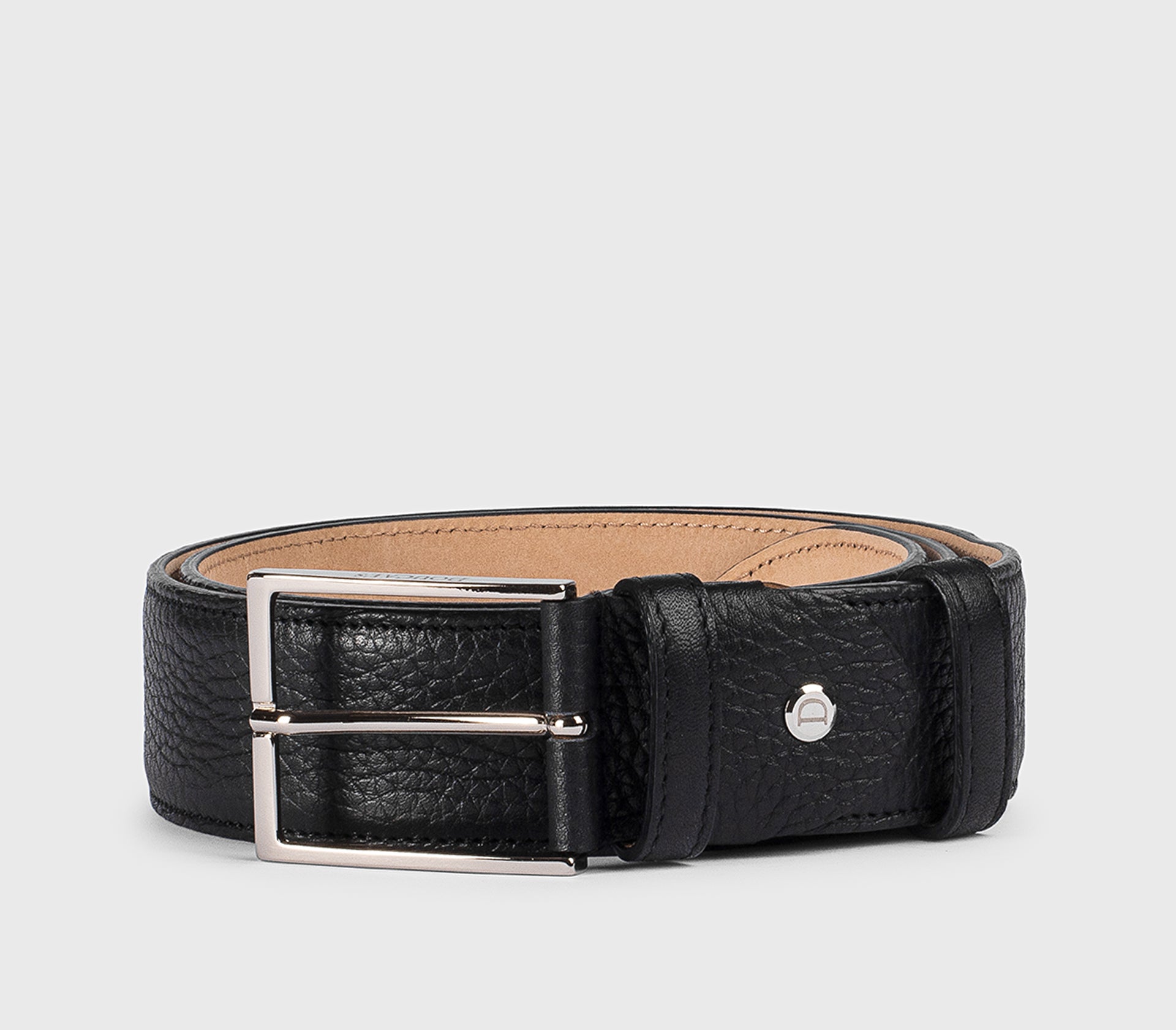 Cintura regolabile da uomo in pelle|blu - Doucal's