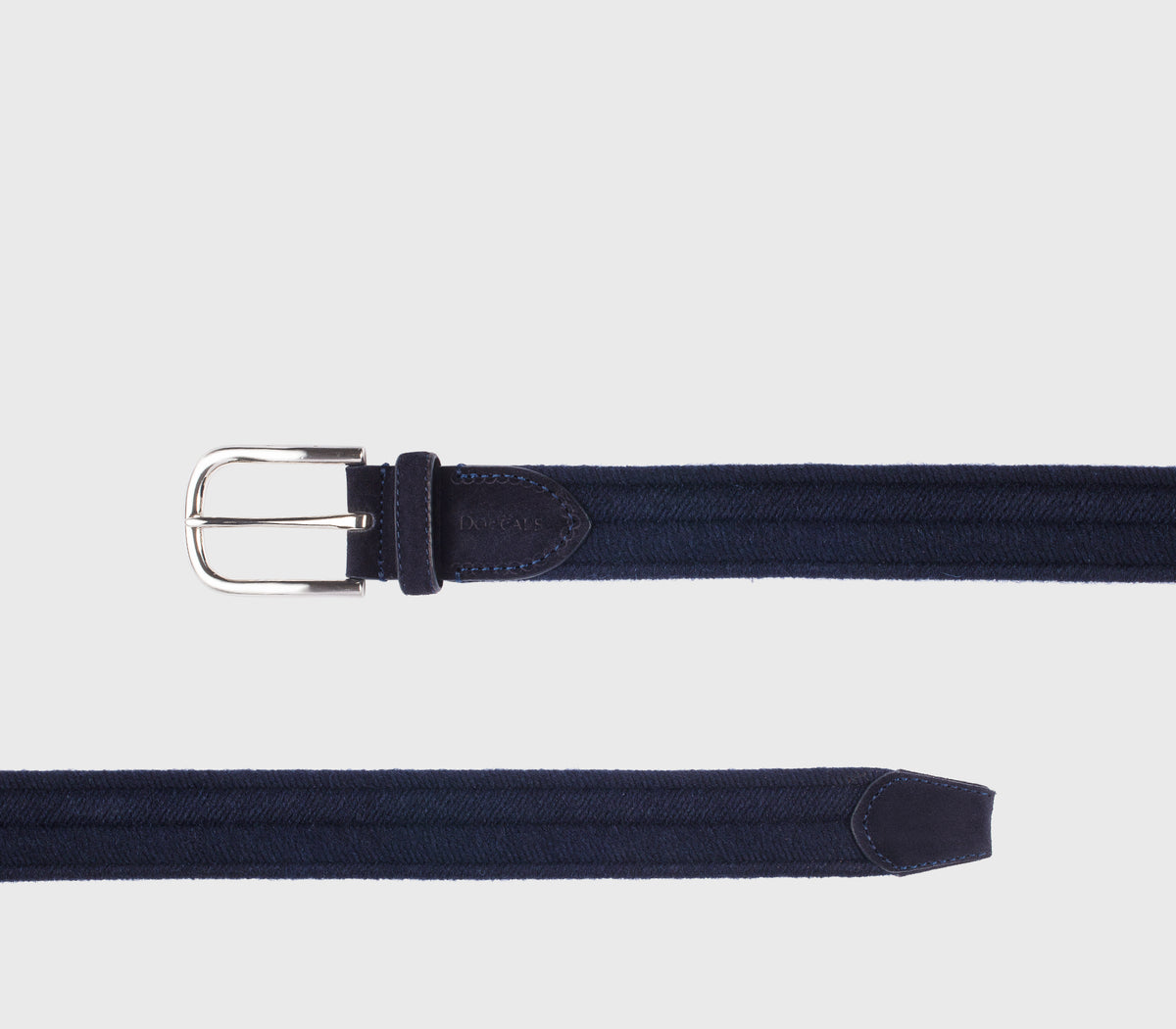 Verstellbarer Gürtel aus blauer Wolle