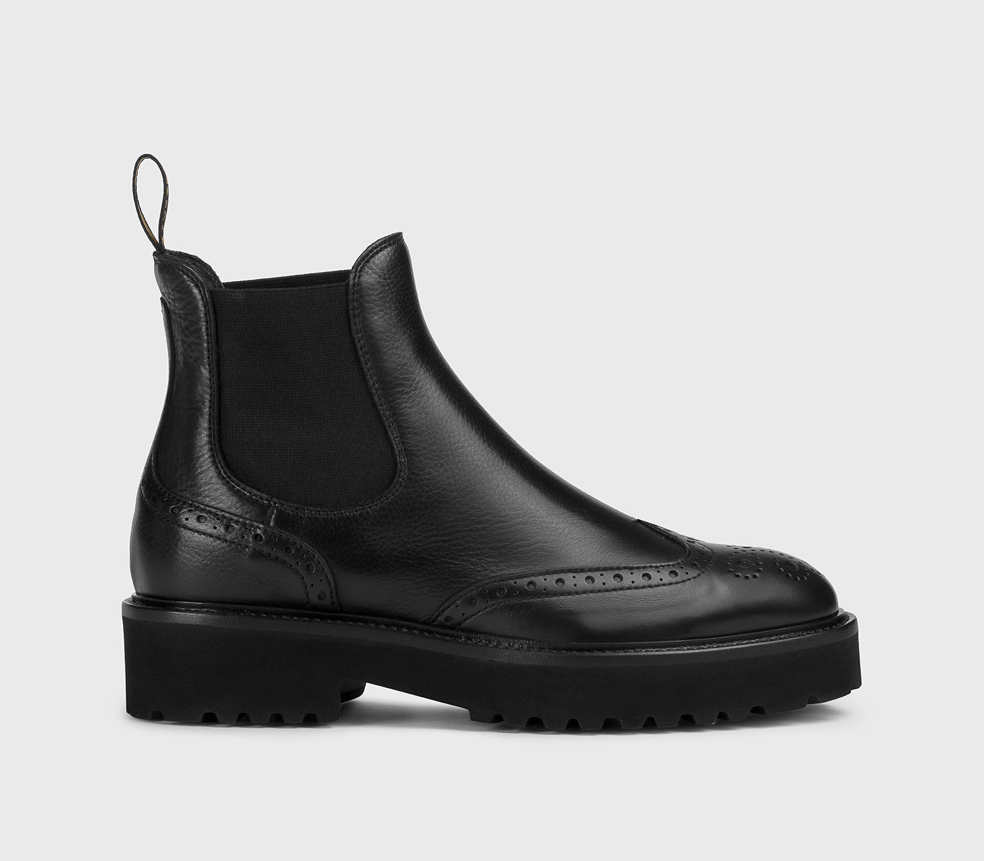 Stivaletto Beatles coda di rondine da donna in pelle | nero - Doucal's