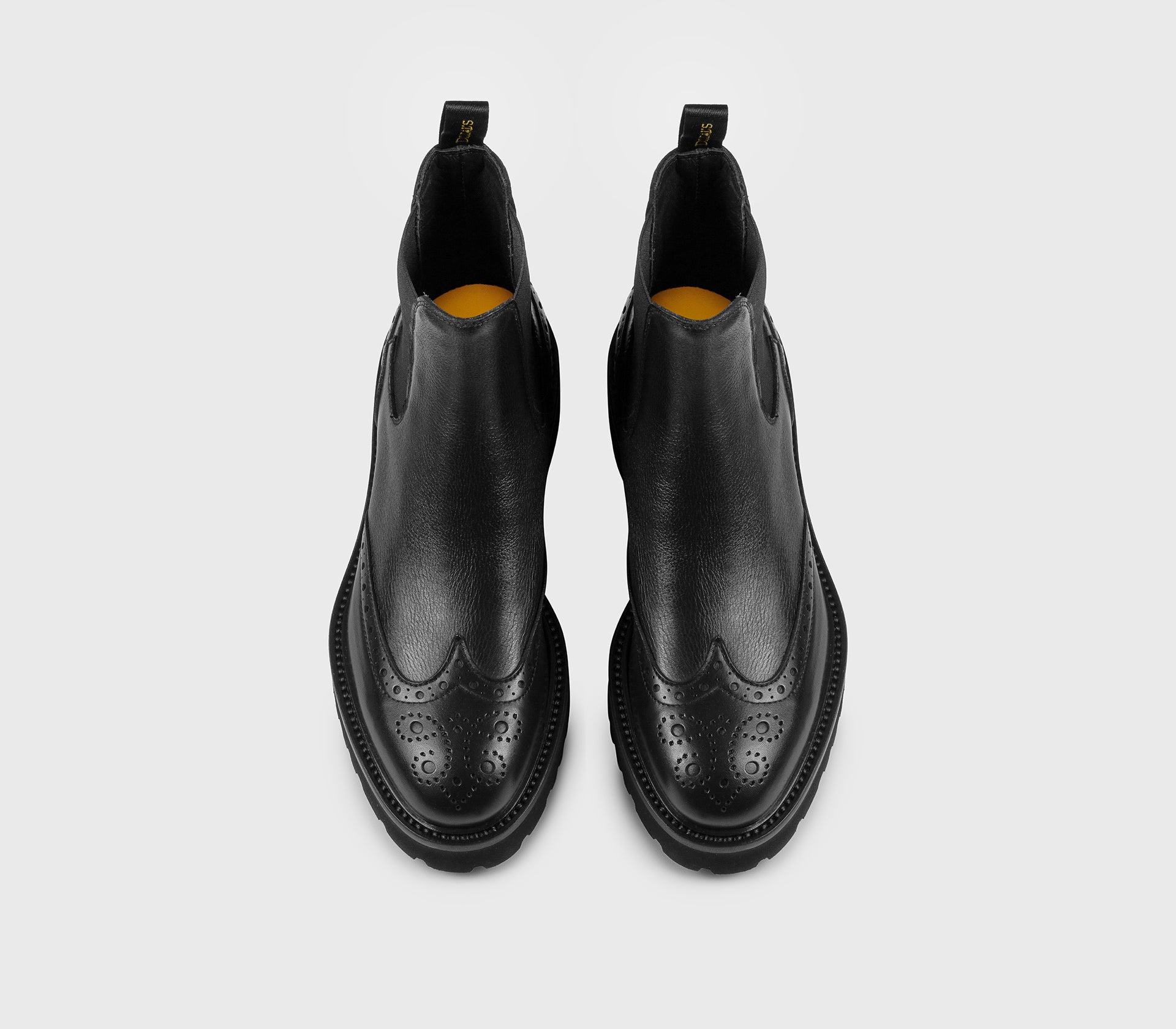 DD8036PHILUF214NN00 - Stivaletto coda di rondine in pelle nera