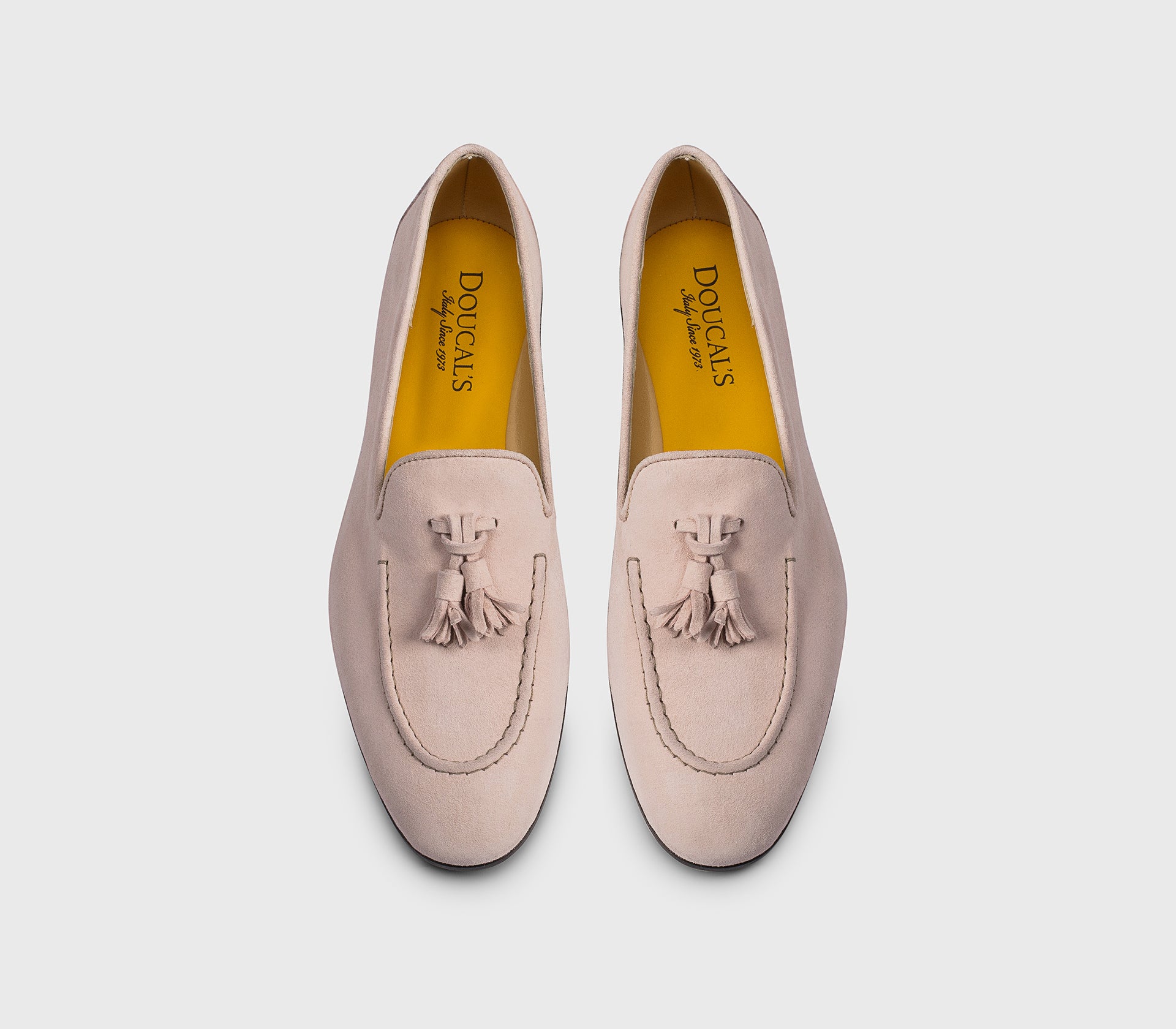 DD8313MEGNUF278NS07 - Mocassino con nappine in suede rosa "phard"