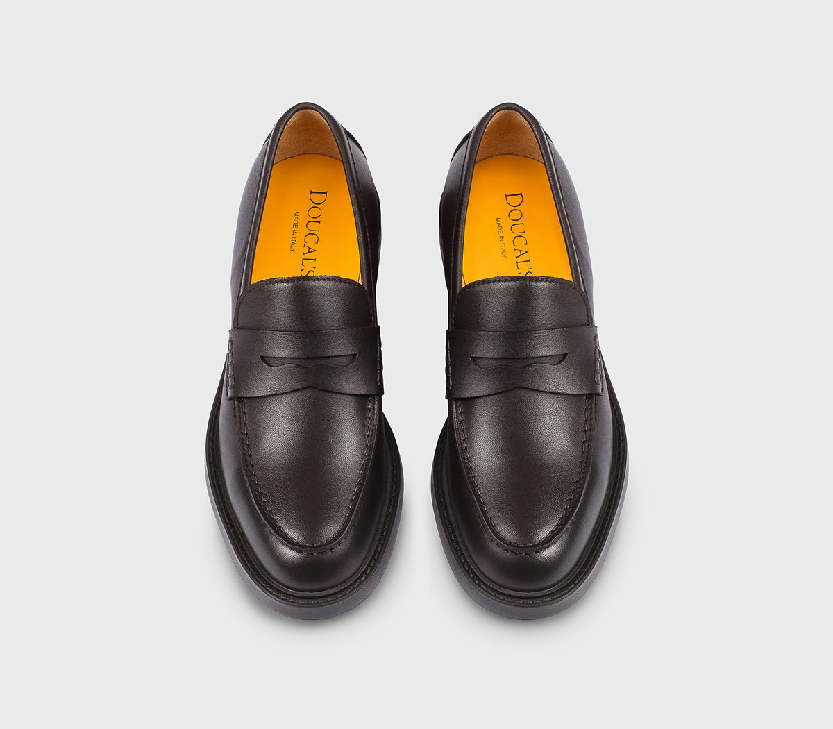 DD8664BRUGUF289TL03 - Mocassino in pelle mogano