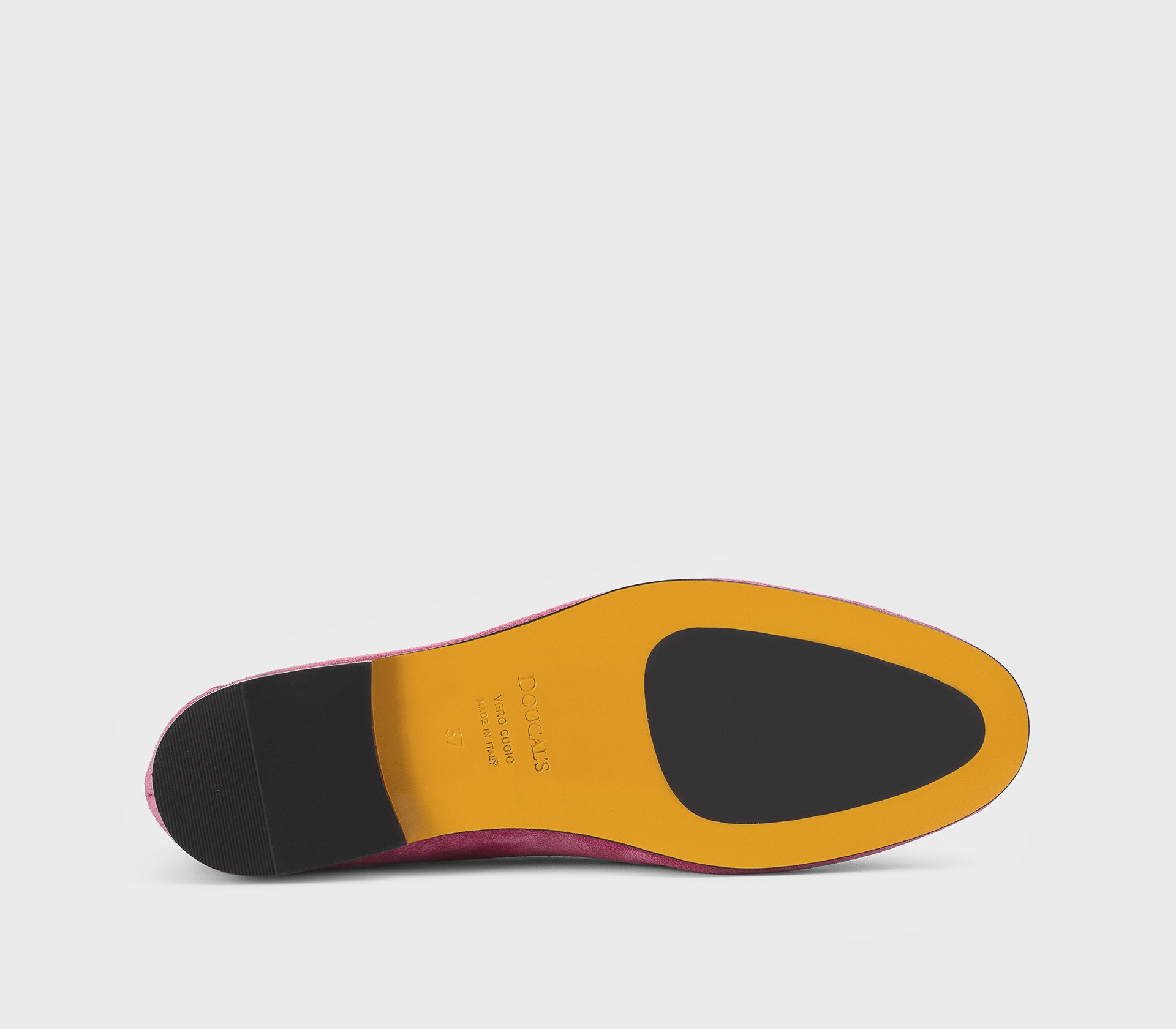 Loafer in fuchsia suede