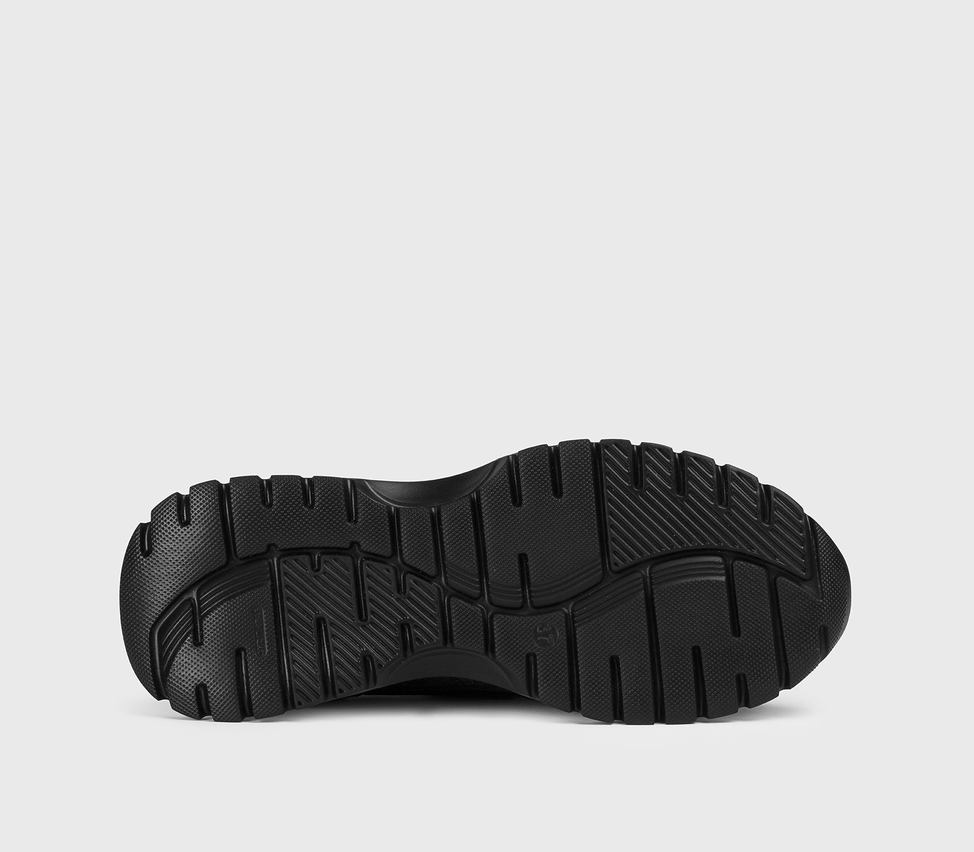 Sneaker en matériaux combinés, couleur noir