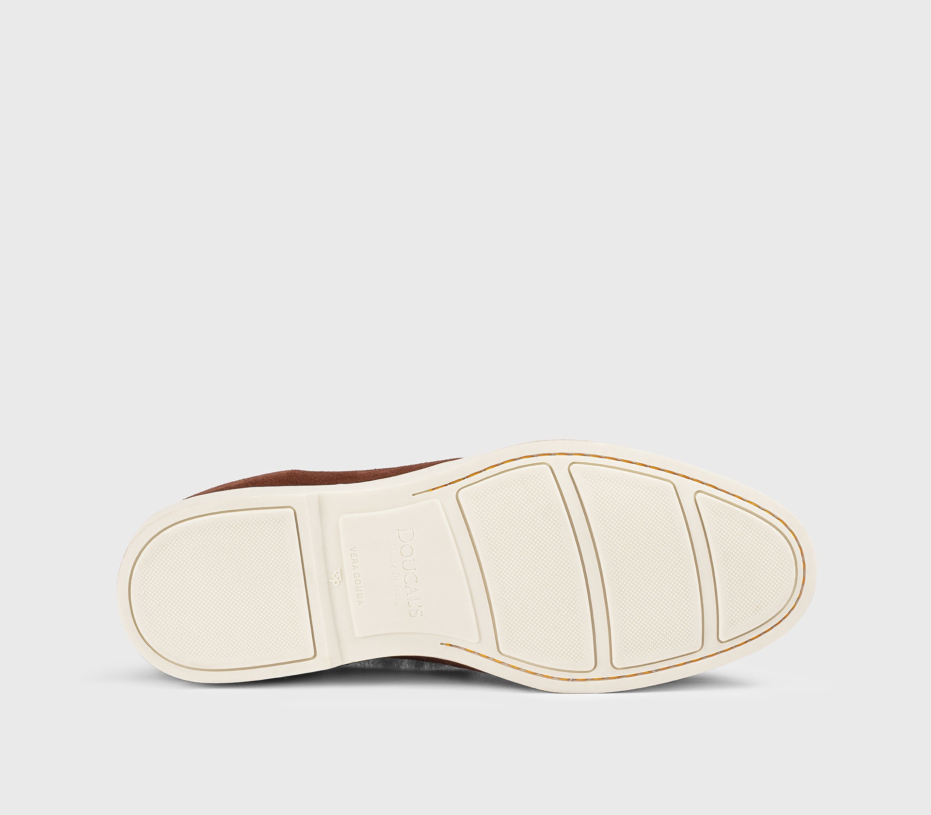 DD8733EDO-UM252GM45 - Mocassino in suede e montone marrone "wood"