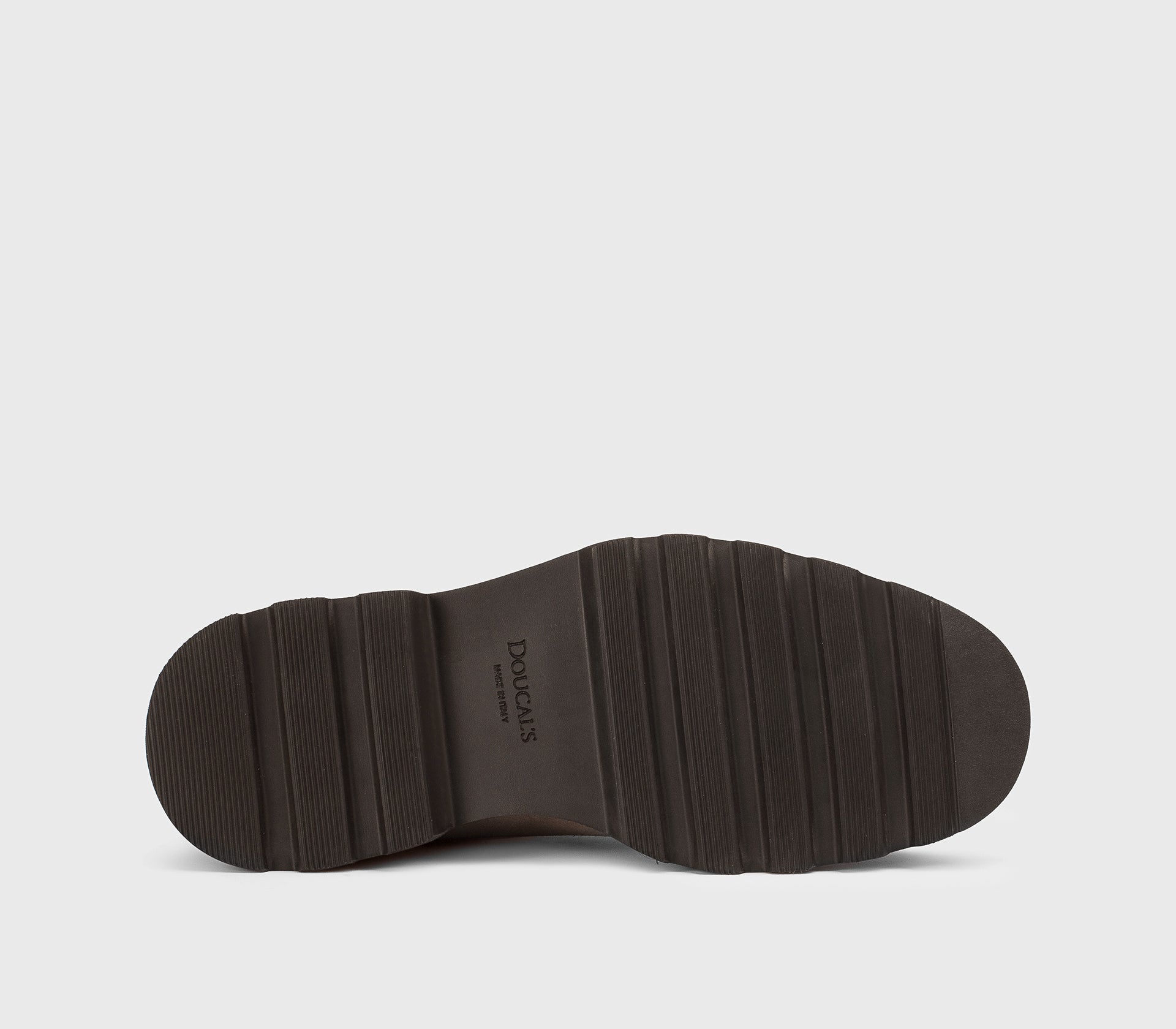 Stiefelette aus sandfarbenem Veloursleder