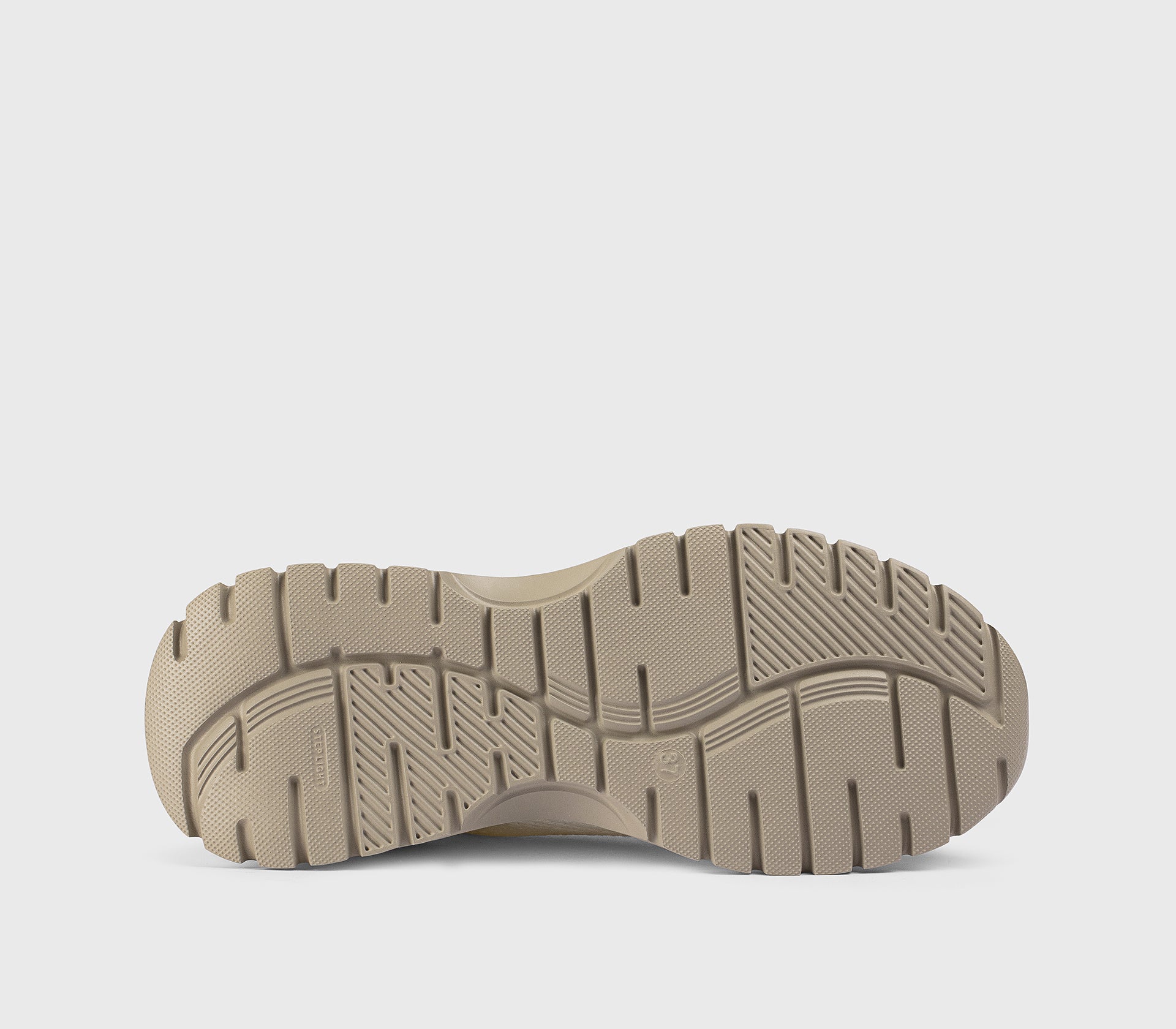 Кроссовки из технической ткани и замши, белые гессо