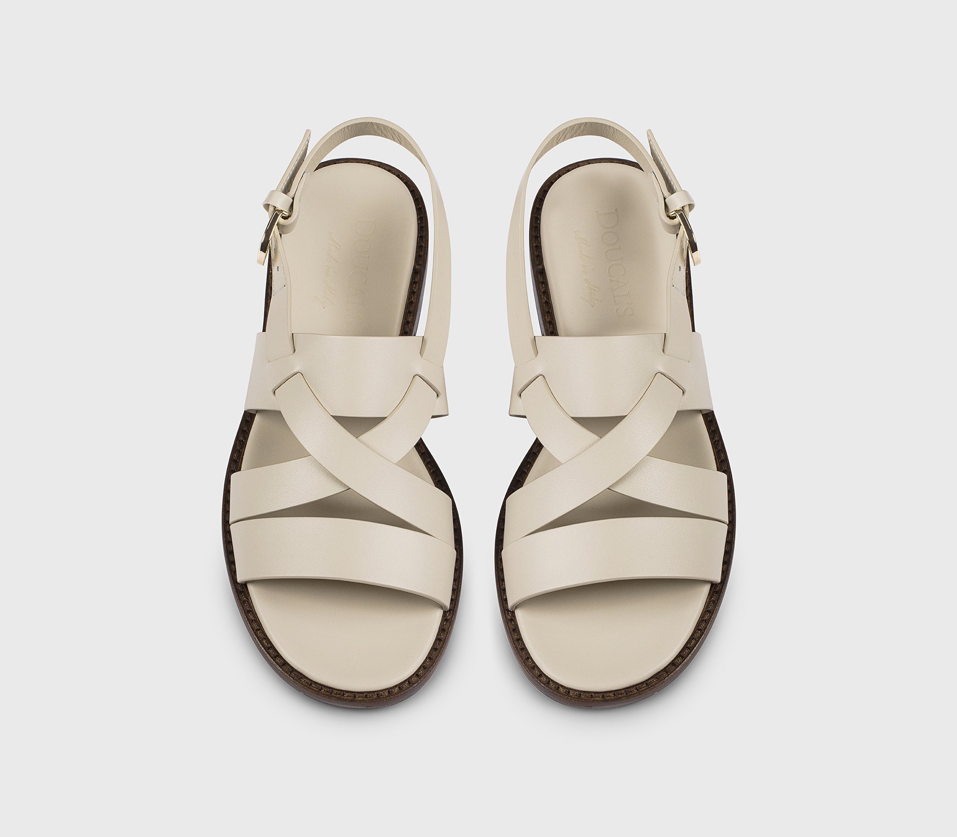 Riemchensandale im Farbton „Kreideweiß“