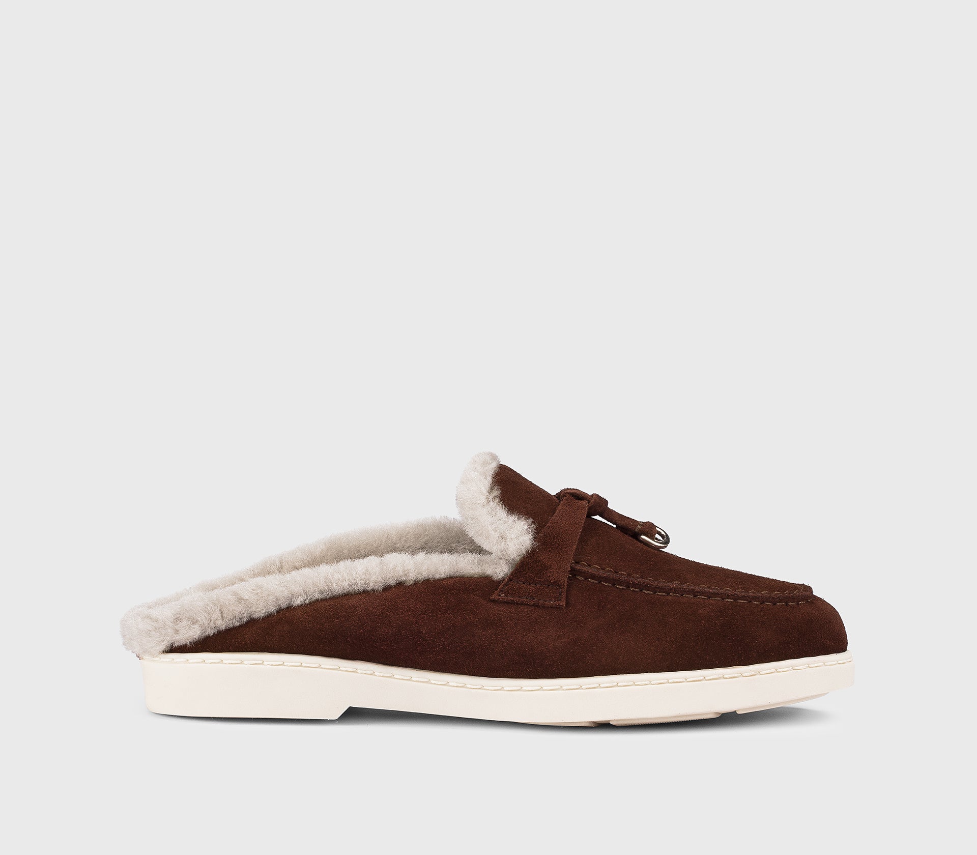 Women's suede mule brown Doucal's - Main Image