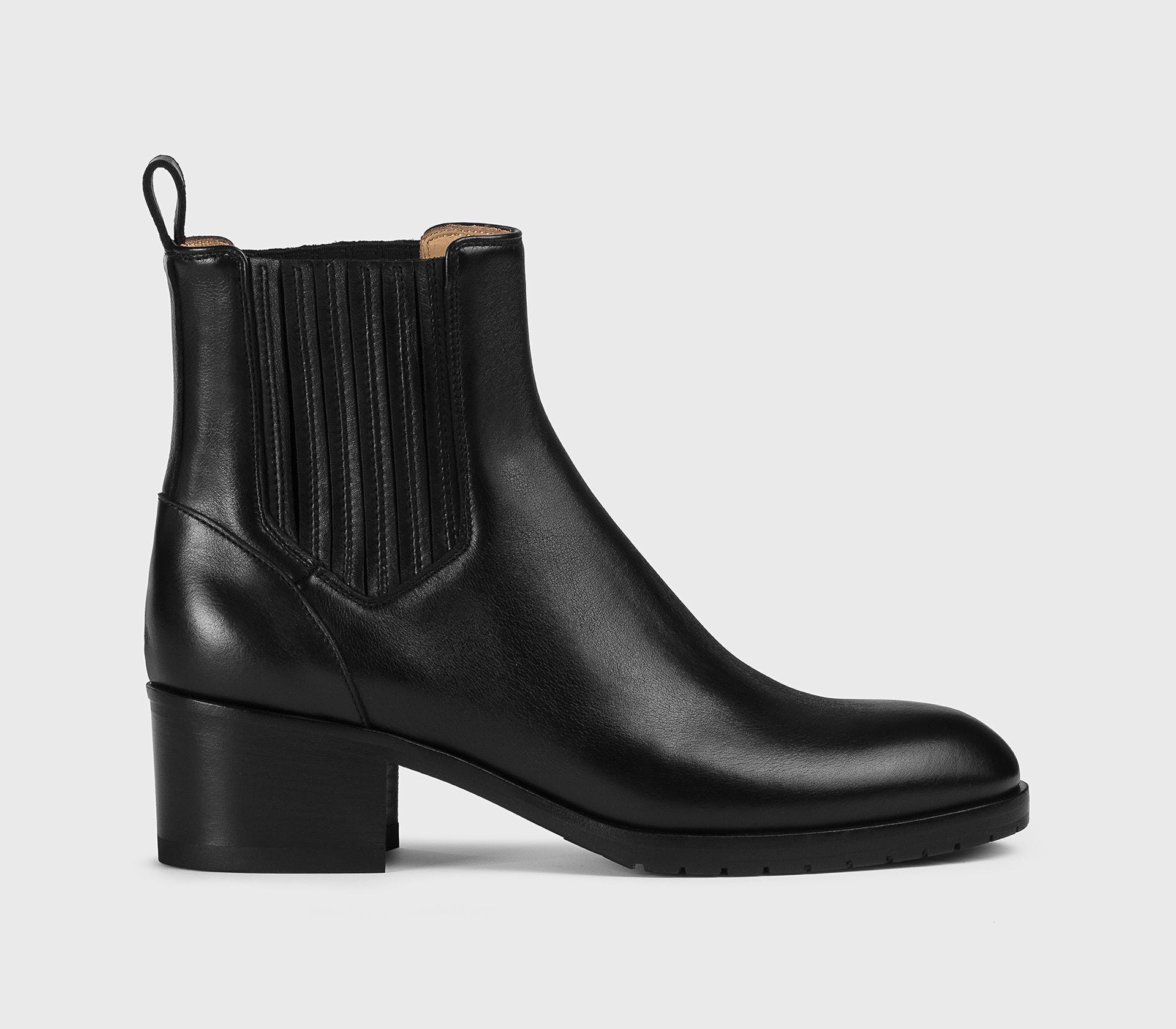 Stivaletto con tacco da donna in pelle | nero - Doucal's