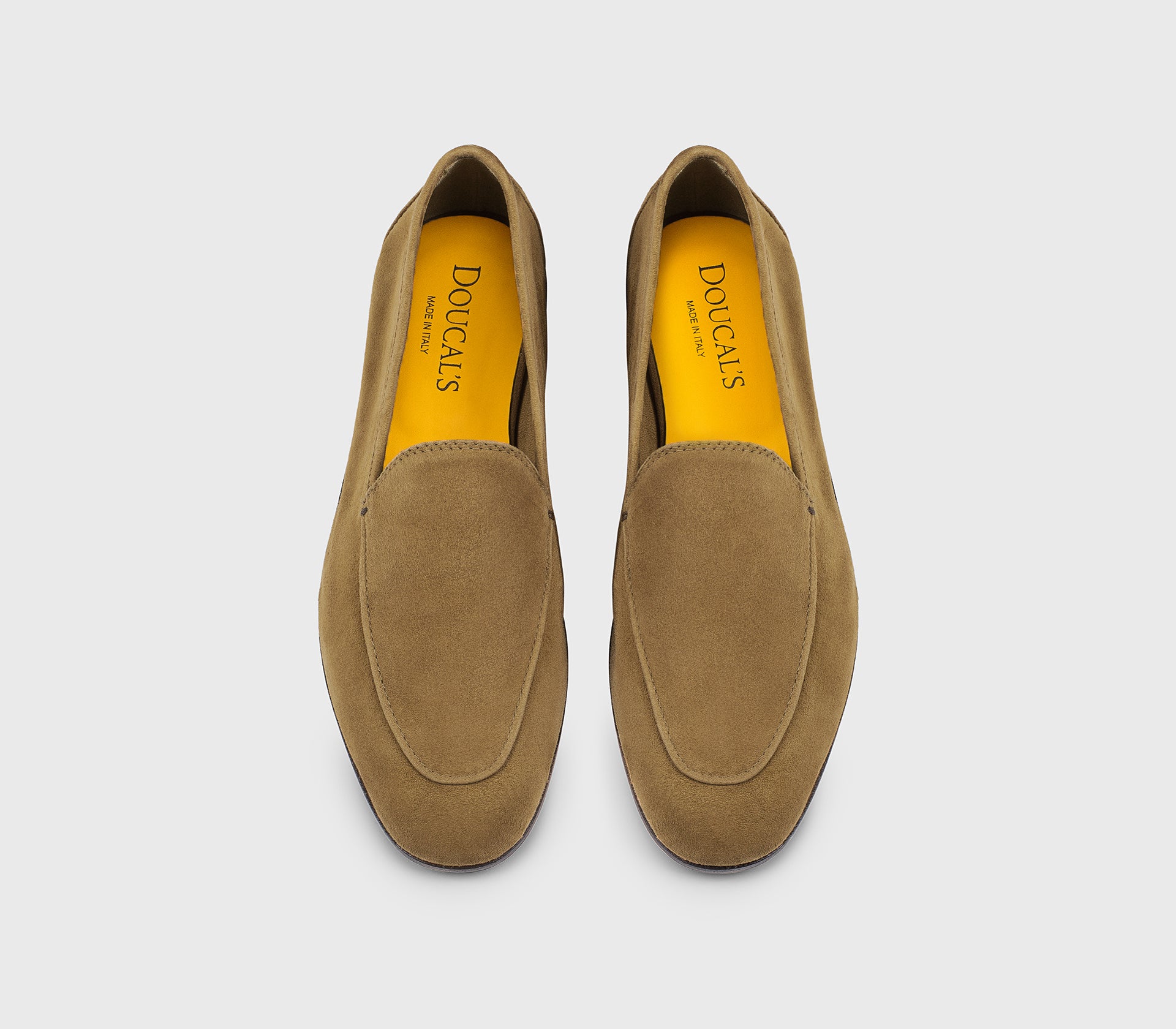 “Teddy” beige suede loafer