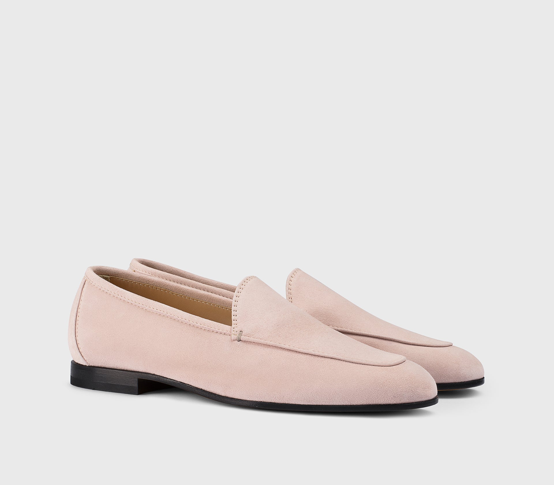 Лоферы из замши в розовом цвете «phard»