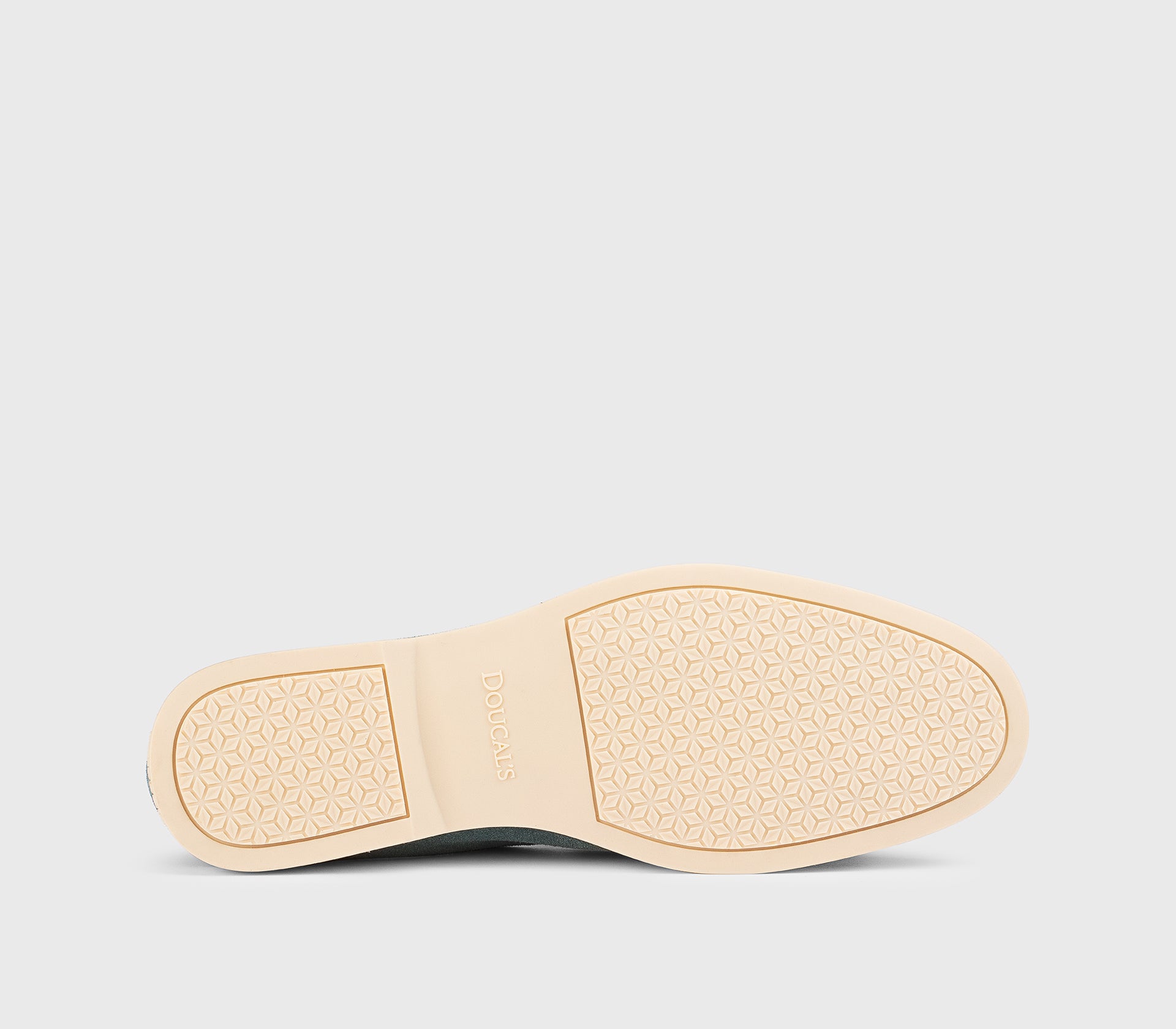 Mokassin aus Veloursleder im Blauton „Horizont“