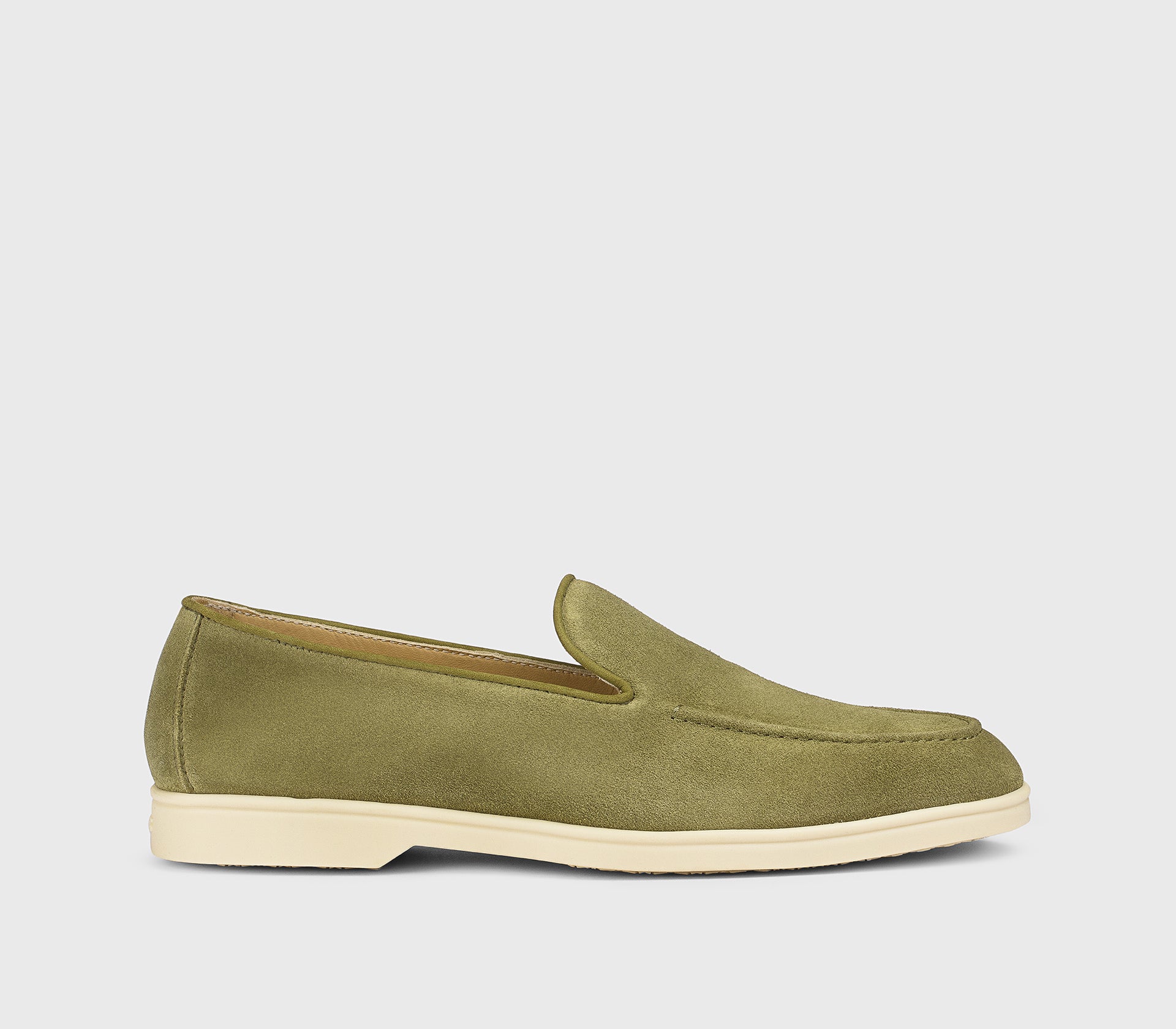 Women's suede loafer | green - Doucal's