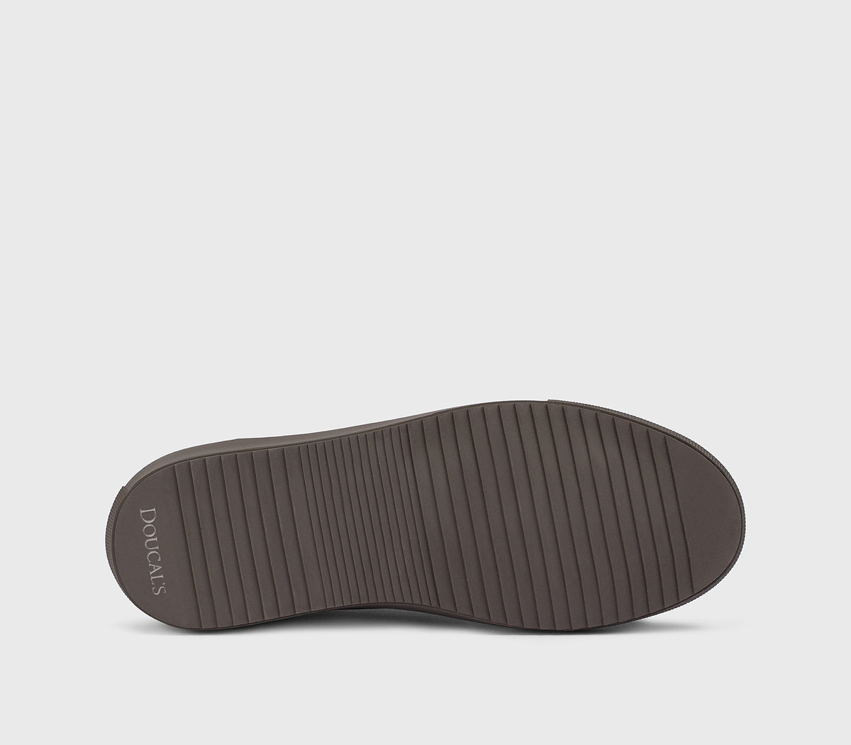Sneaker en cuir vison avec détail fourrure