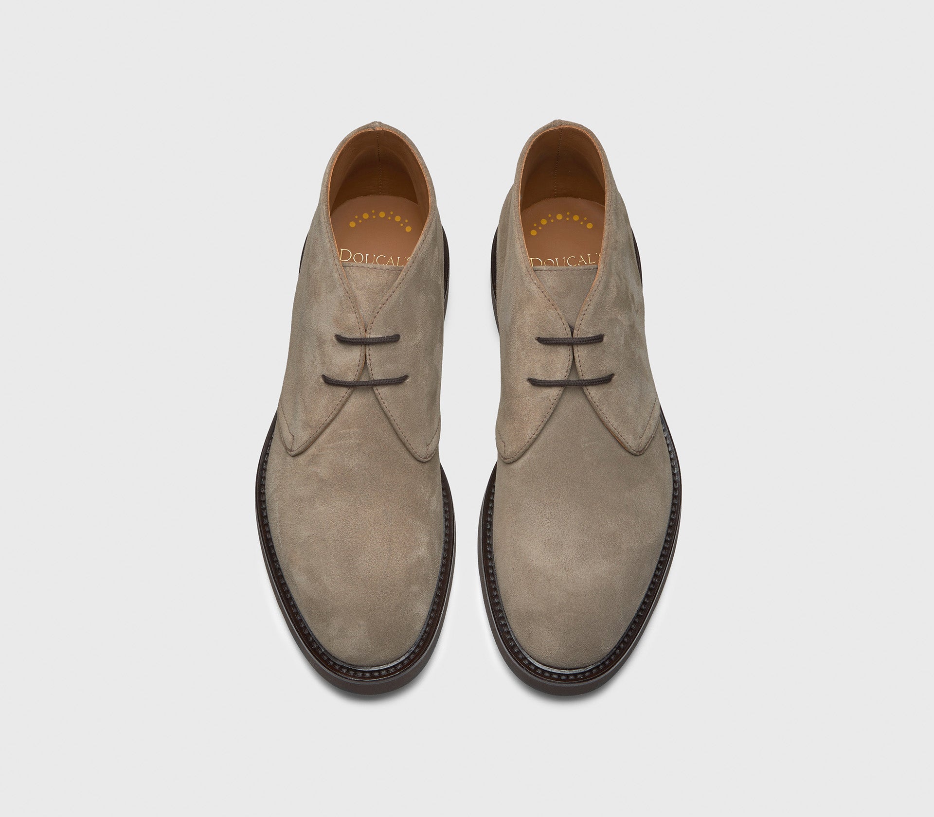 Ботинки из замши цвете эспрессо цвета