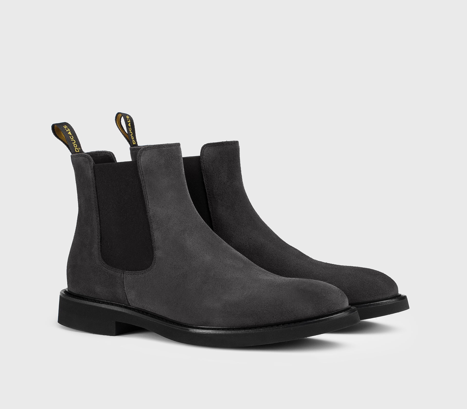 DU1343GENOUF009NN05 - Stivaletto in suede antracite