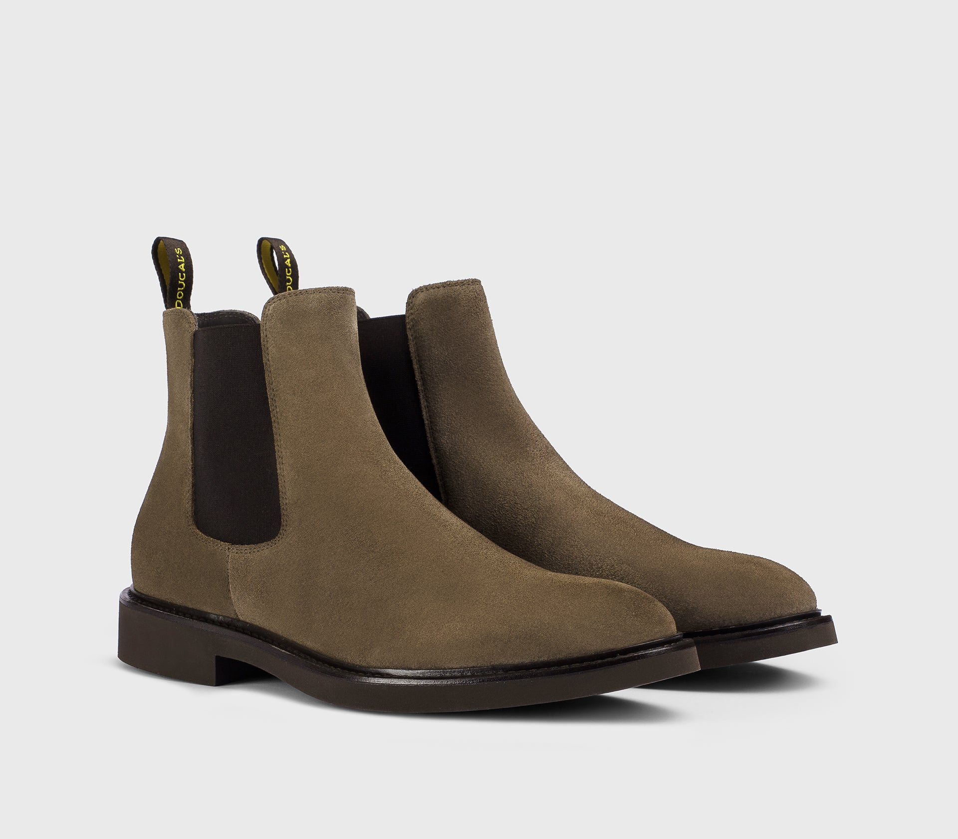DU1343GENOUF009TM49 - Stivaletto in suede creta