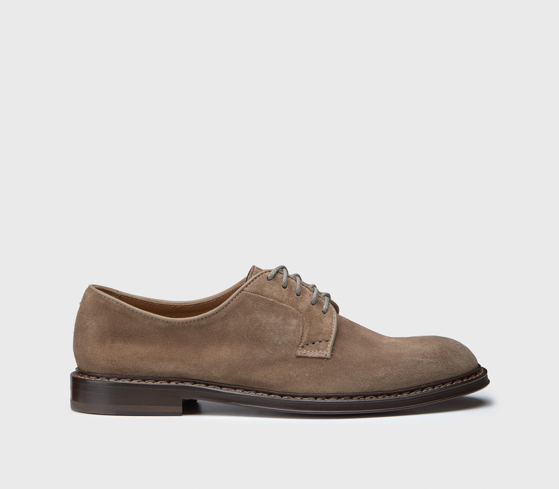 Stringate Derby da uomo in suede | marrone - Doucal's