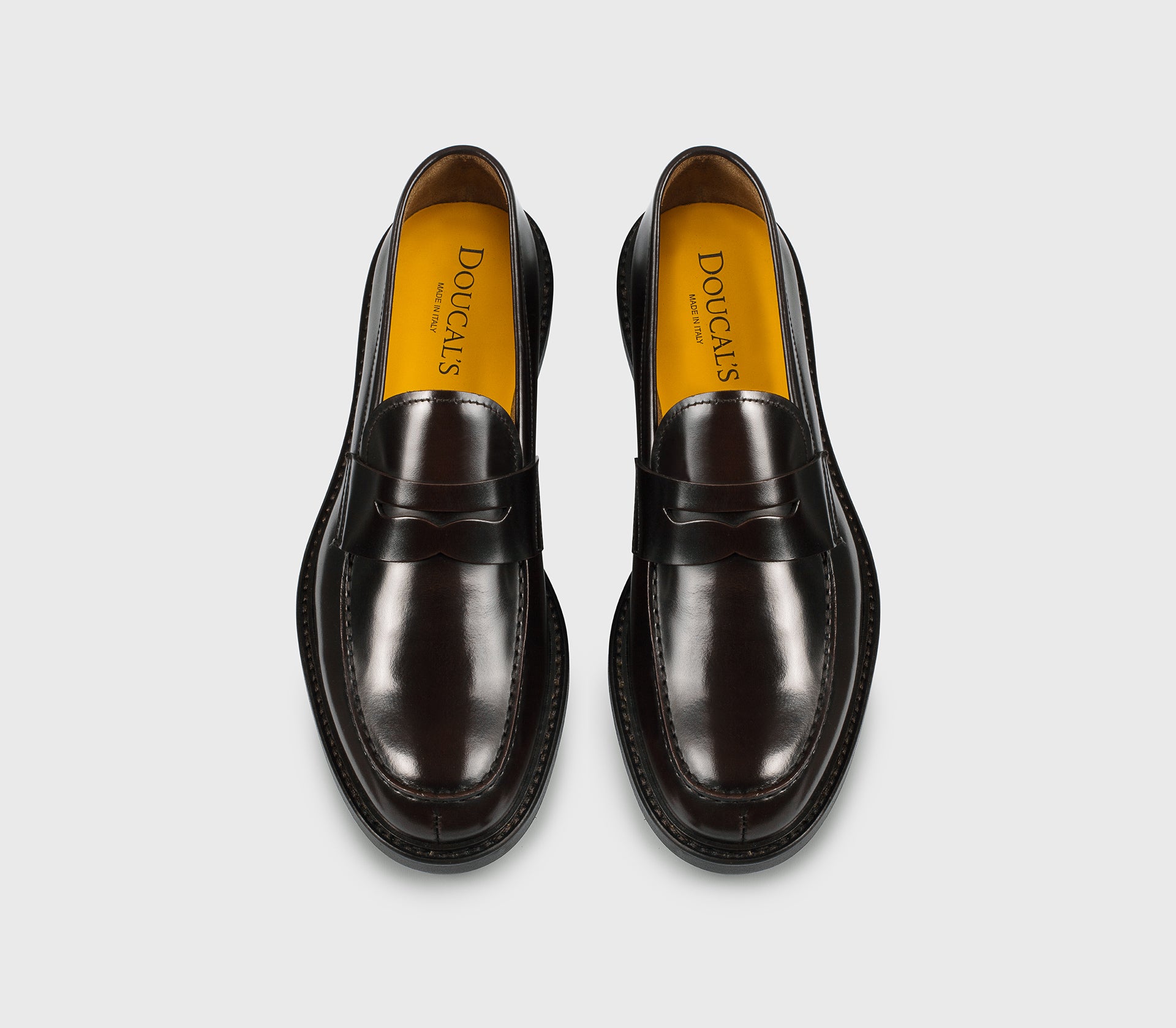 DU2405PHOEUY007TM04 - Mocassino in pelle marrone