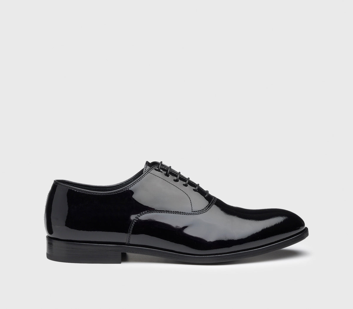 Via Spiga LACONI Mens‎ Oxford Black Patent Leather Lace Up Shoes Sz 12D used 1x via spiga mens shoes products for sale | eBay main image 3