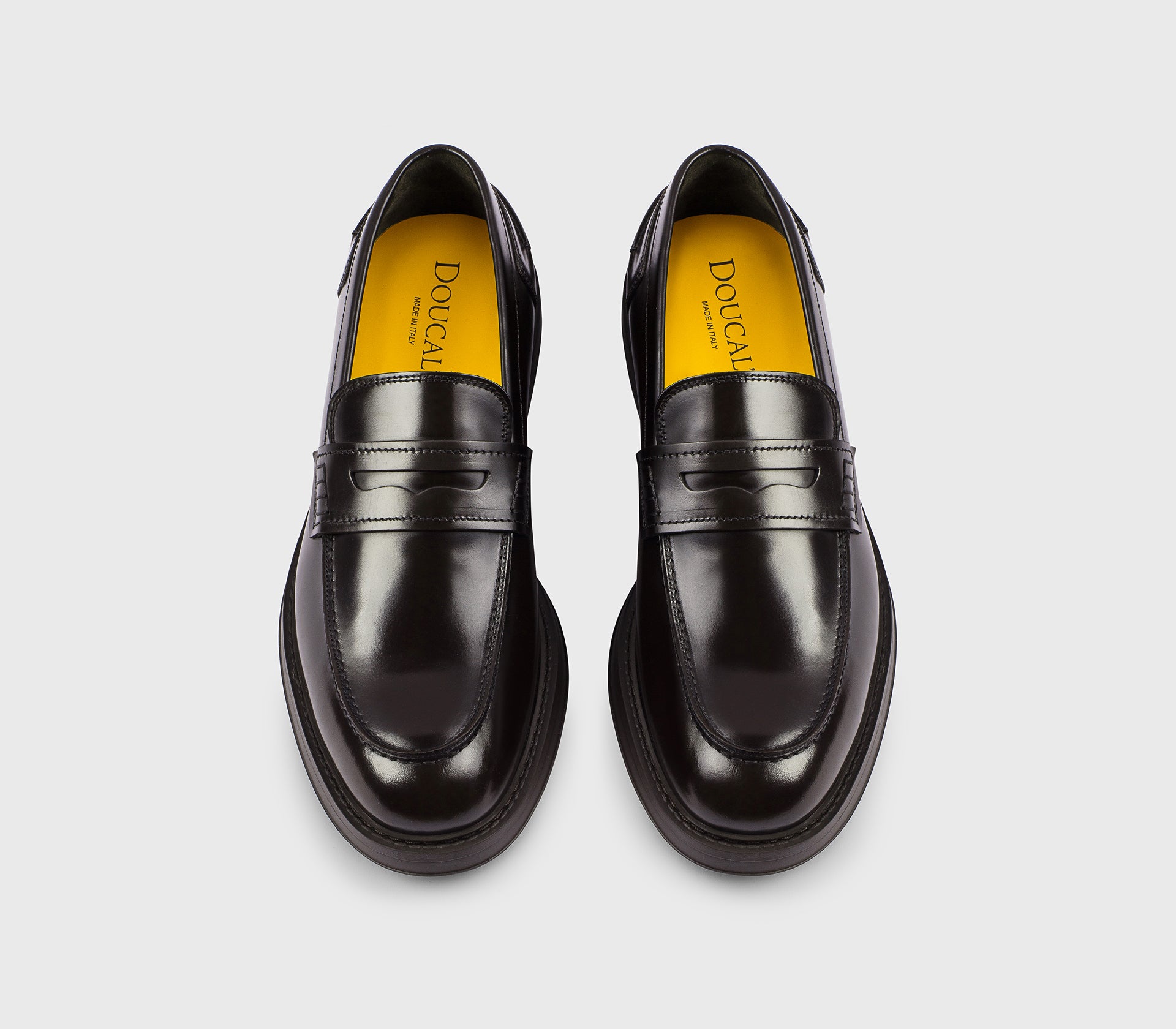 Mocassin Penny en cuir brun « ébène »