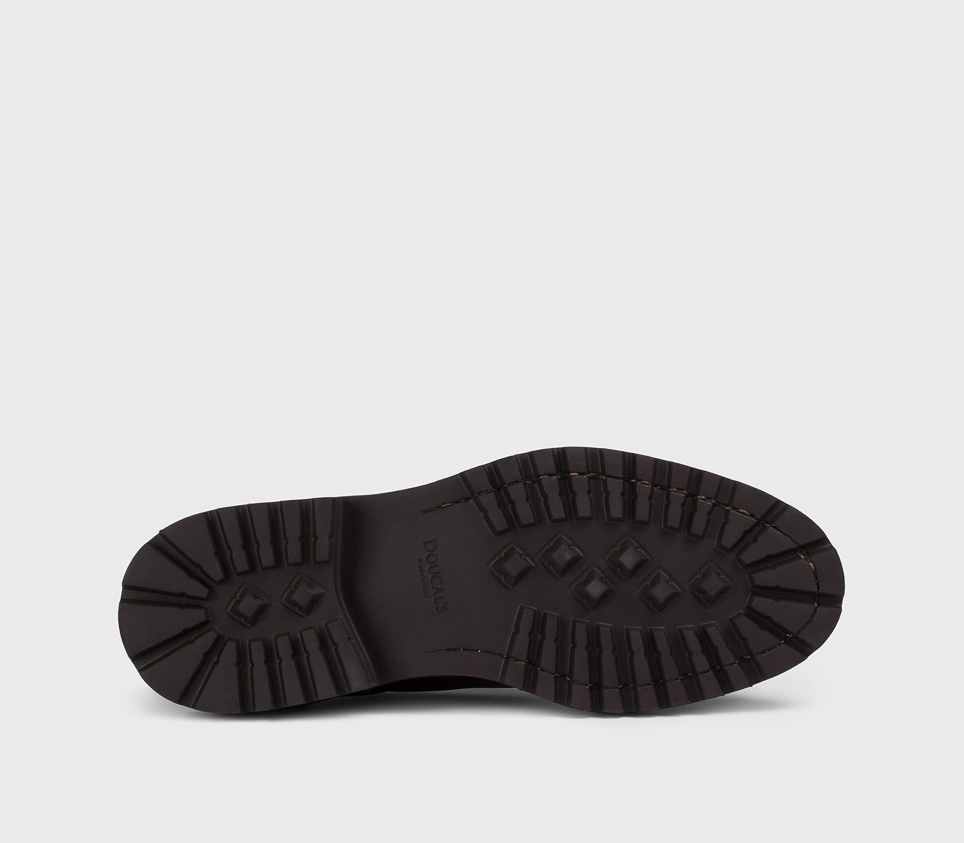 DU2737PHILPF479TM08 - Stringata a due fori in pelle con dettaglio suede cacao