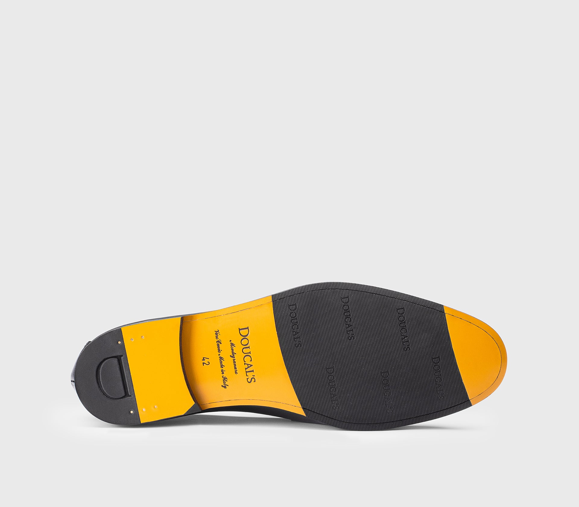 Mokassin aus blauem Leder