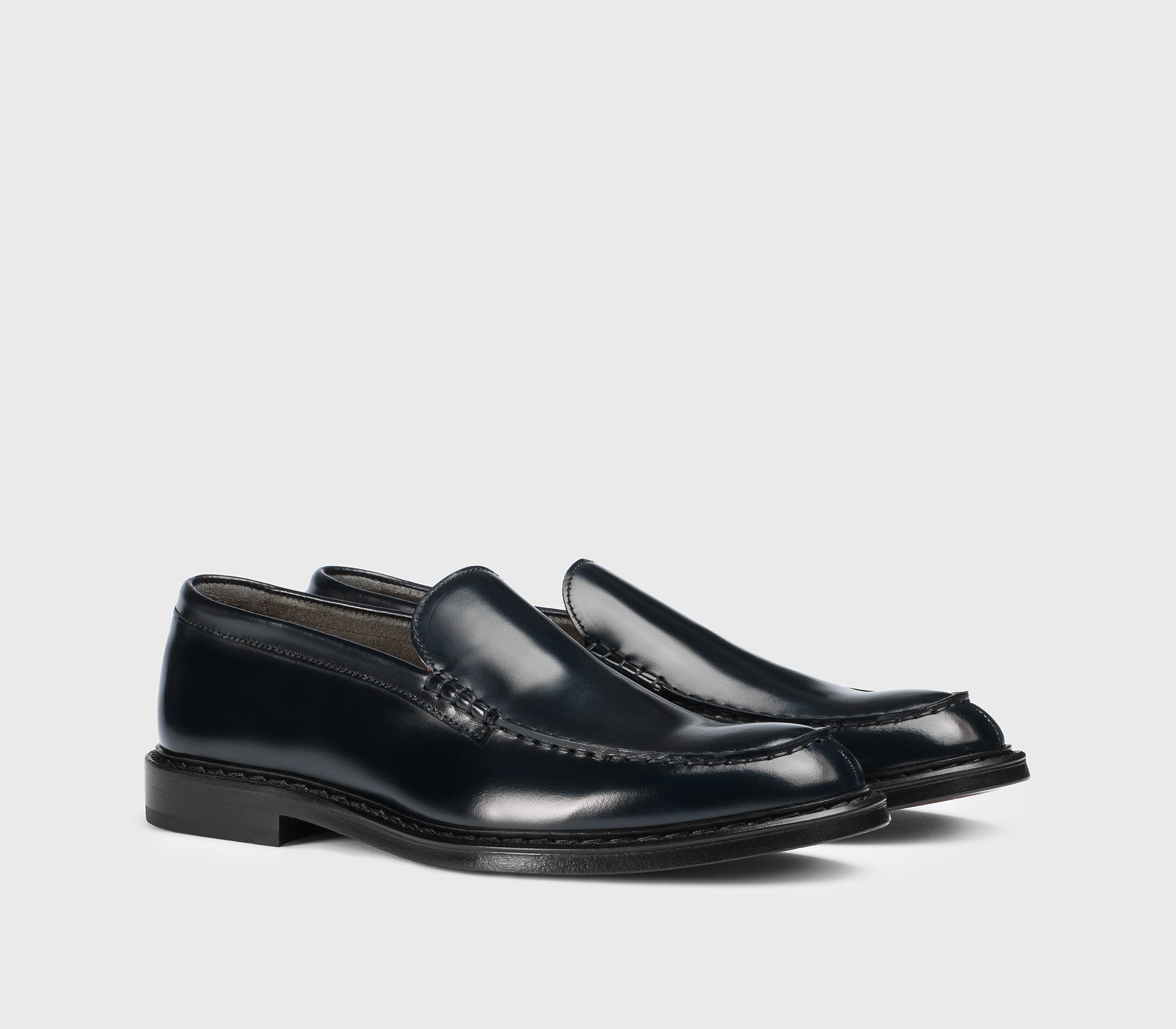 DU3008PHOEUY007NB02 - Mocassino in pelle blu