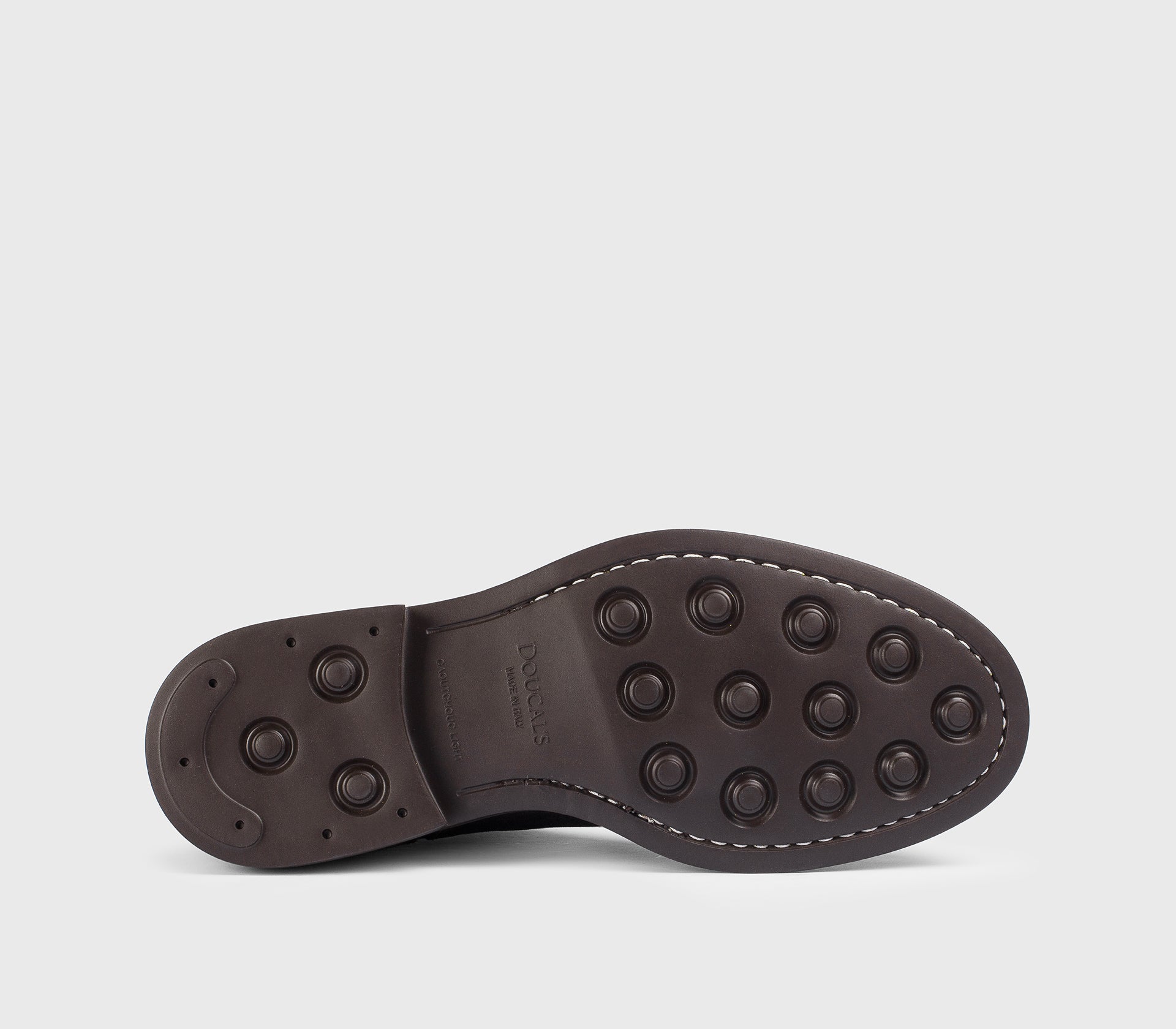 DU3091BRUXUF009TM23 - Stivaletto a coda di rondine in suede marrone "terre"