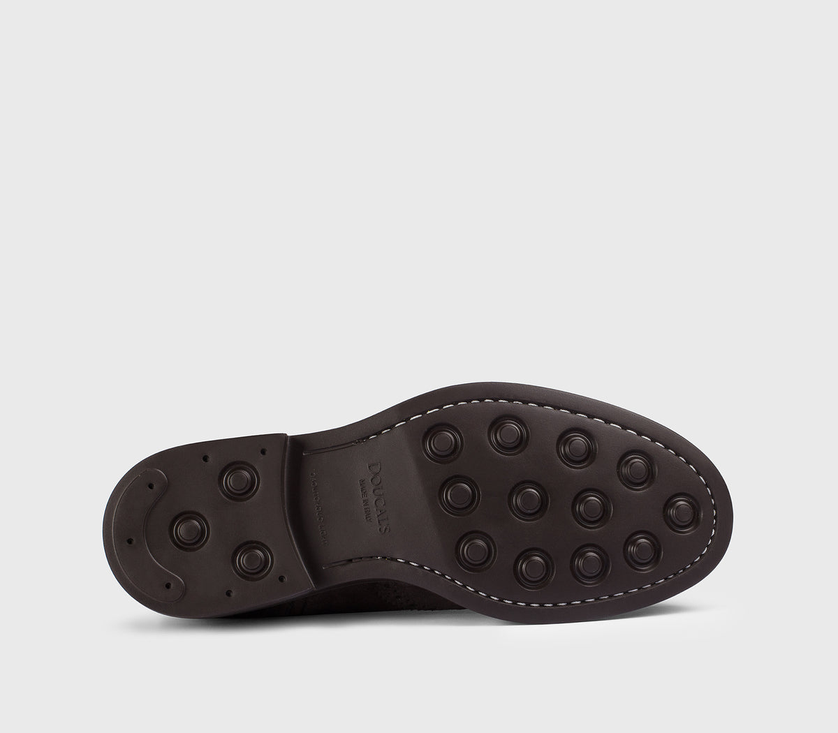 DU3091BRUXUF024TM23 - Stivaletto a coda di rondine in suede marrone "terre"