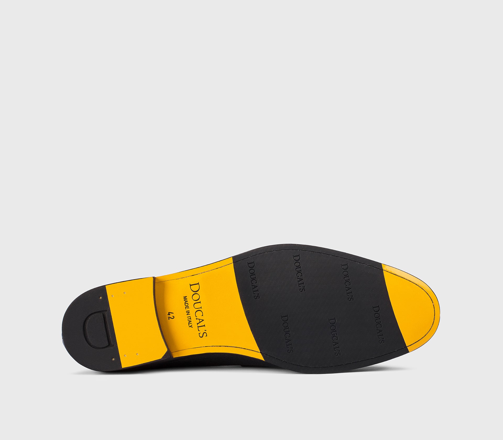 Monkstrap-Mokassin aus dunkelbraunem Hirschleder