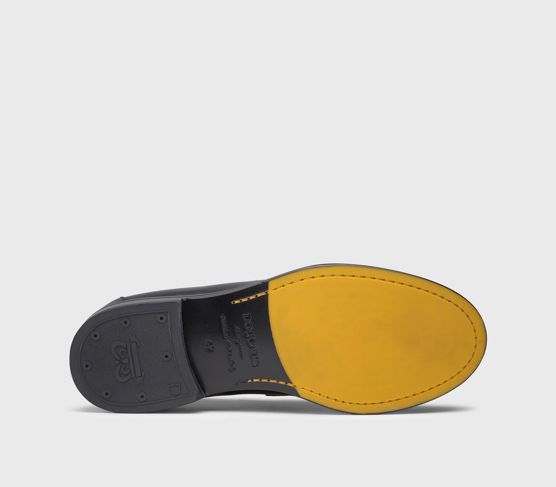 DU3241BOGAUF188NN06 - Mocassino in pelle grigio scuro