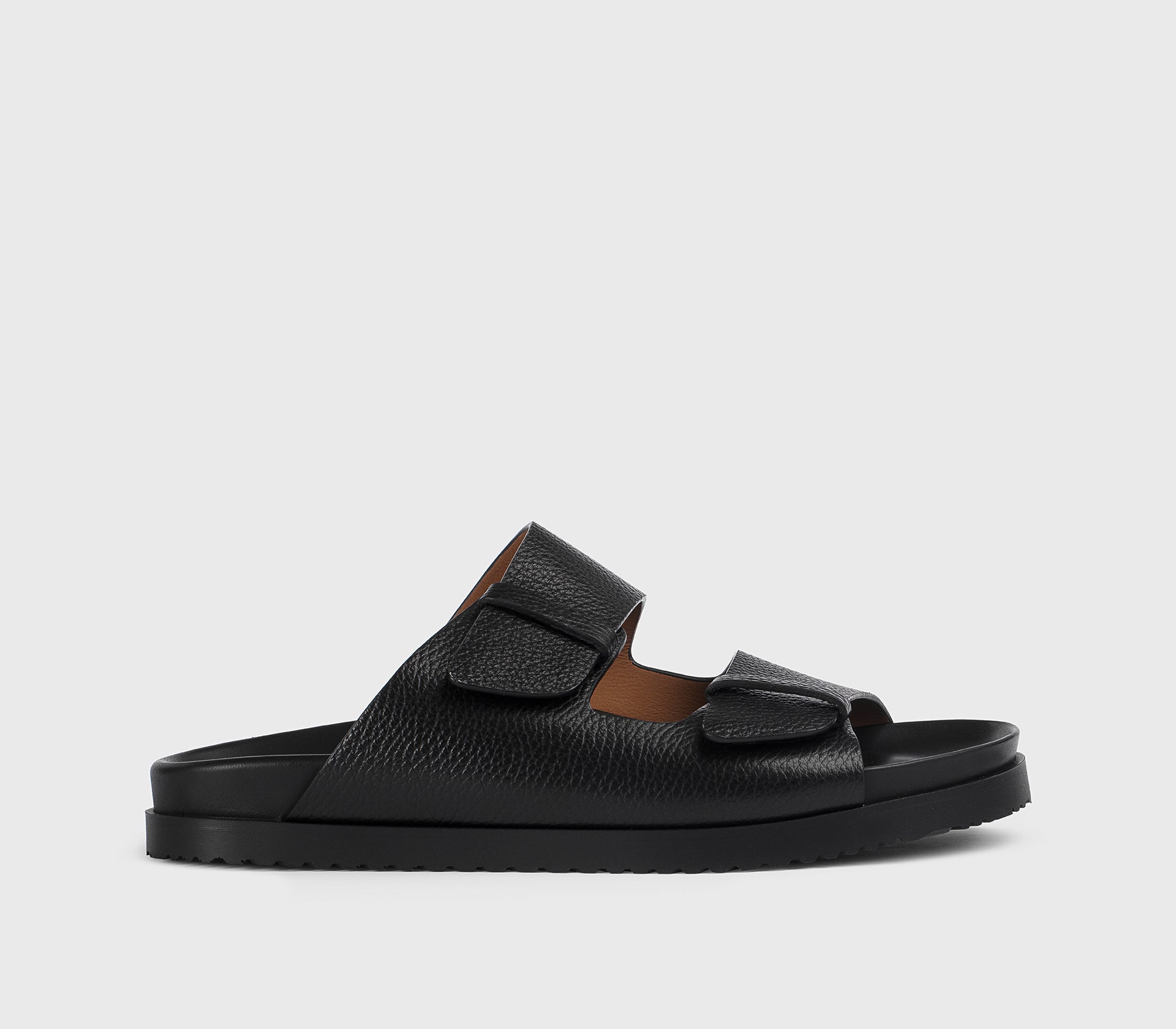 Sandalo da uomo in pelle | nero - Doucal's