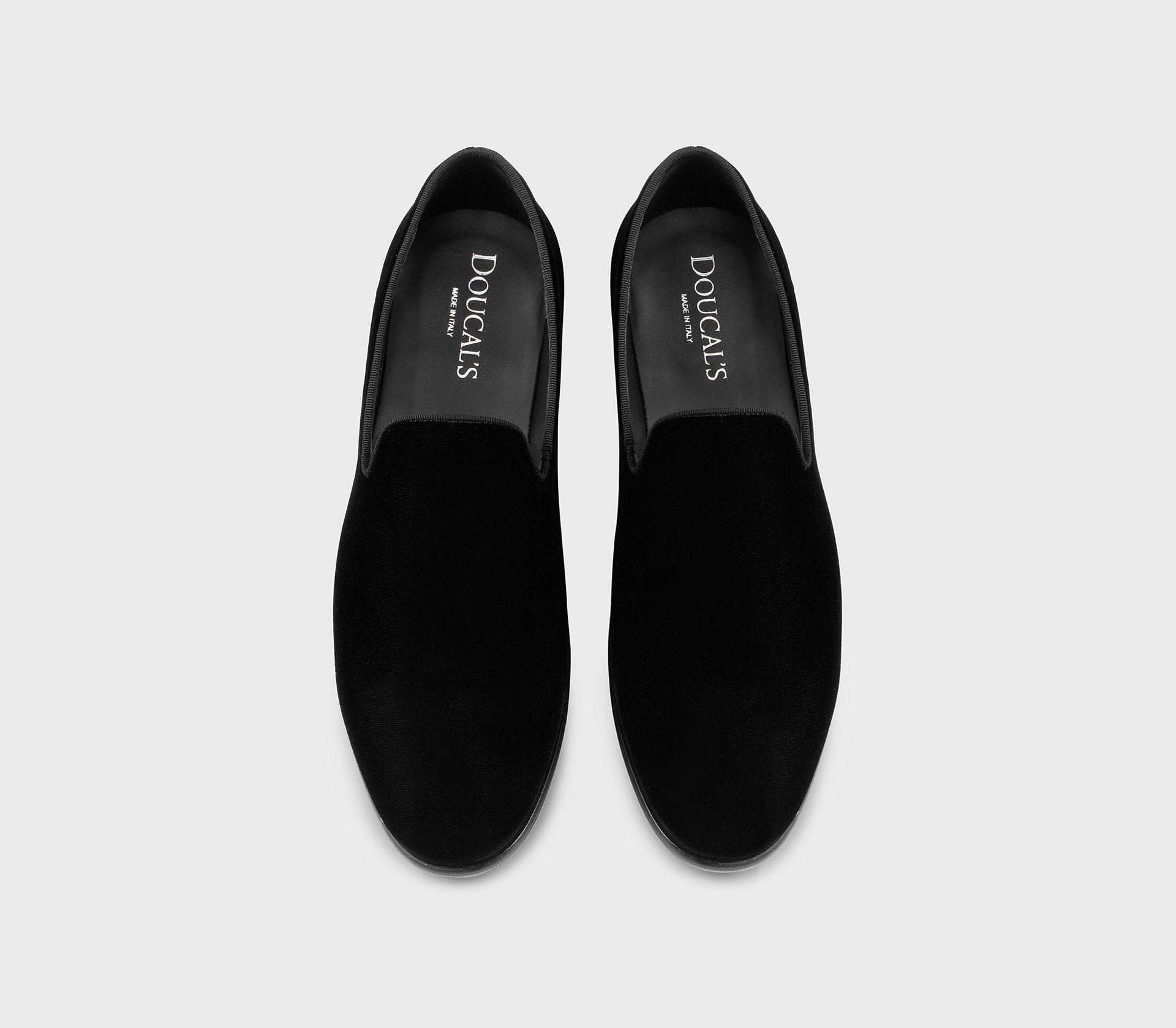 DU3304CARPUF034NN00 - Mocassino in velluto nero