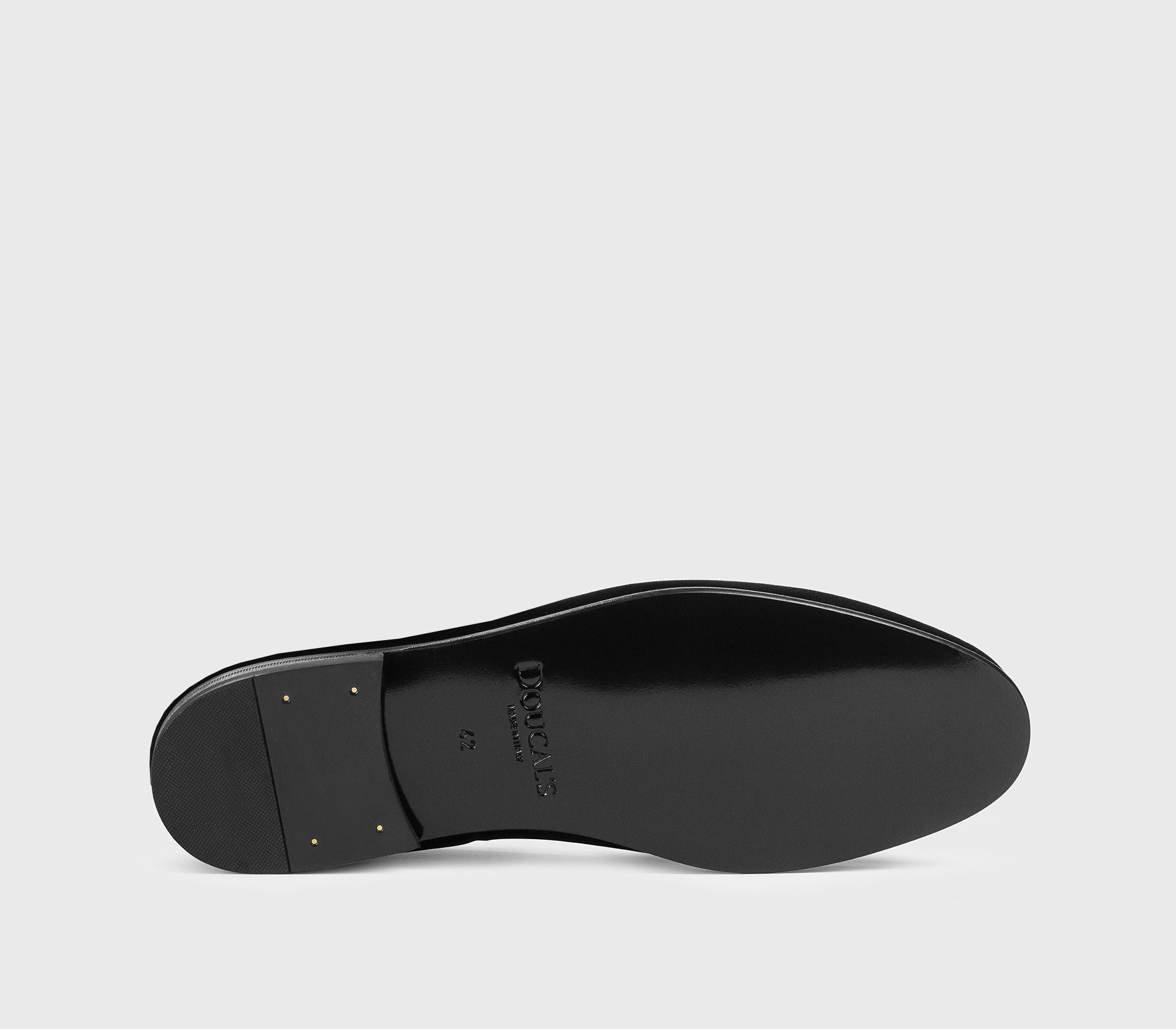DU3304CARPUF034NN00 - Mocassino in velluto nero