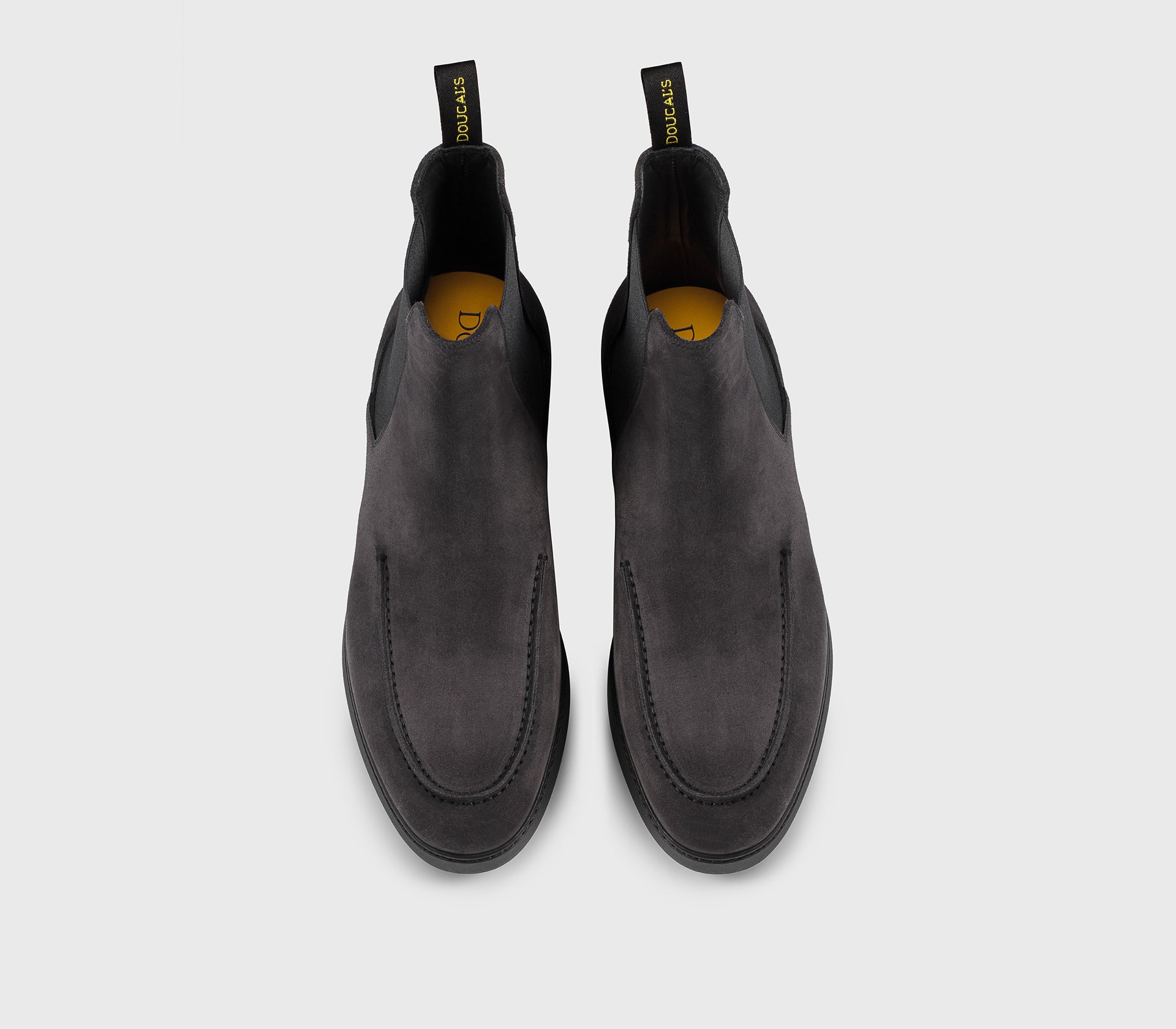 DU3331EDO-UF009NN05 - Stivaletto senza lacci in suede grigio