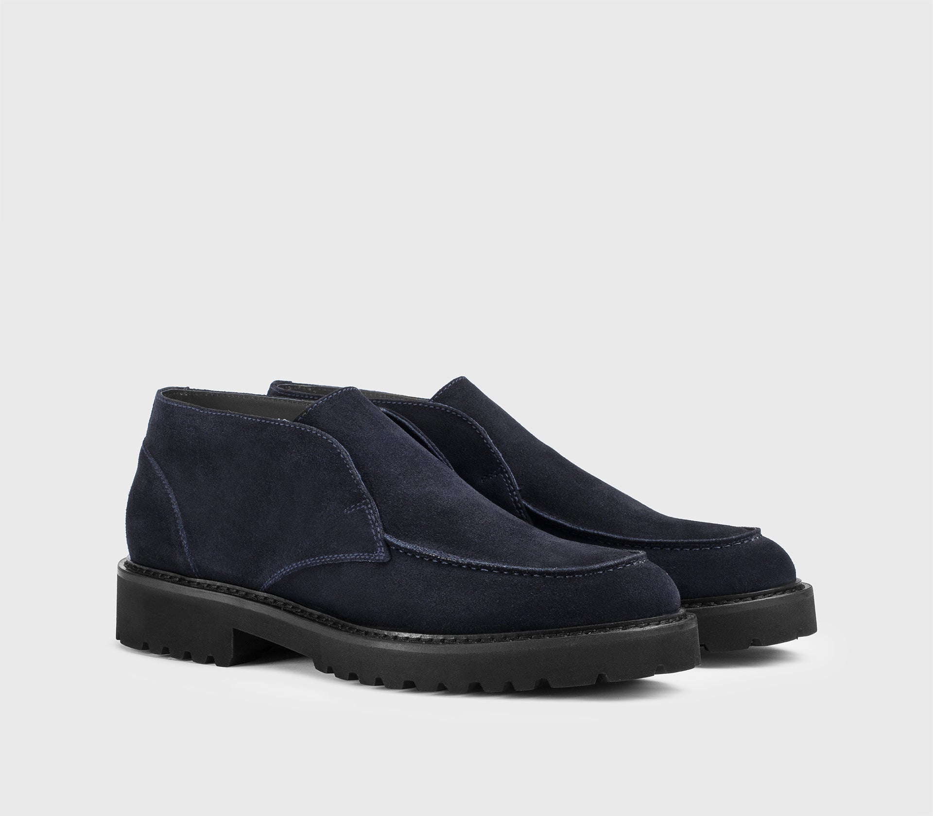 DU3332PHILUF009NB00 - Desert boot in suede blu