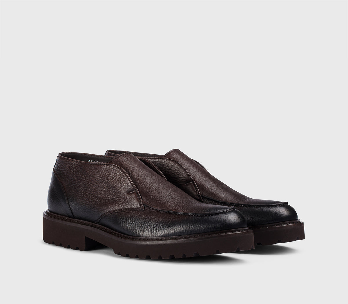 Desert Boot aus dunkelbraunem Hirschleder