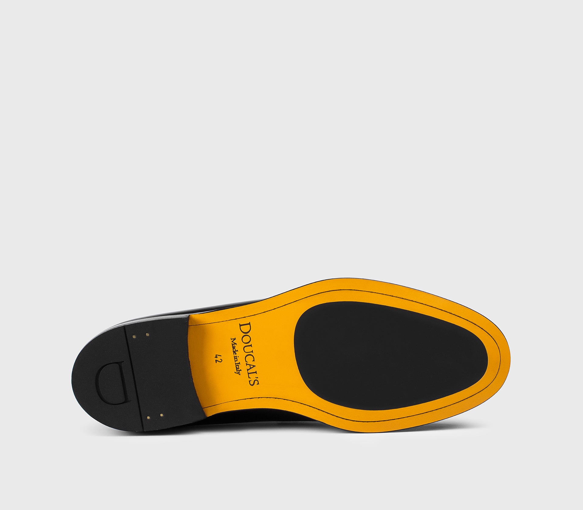 Mocassin en cuir noir