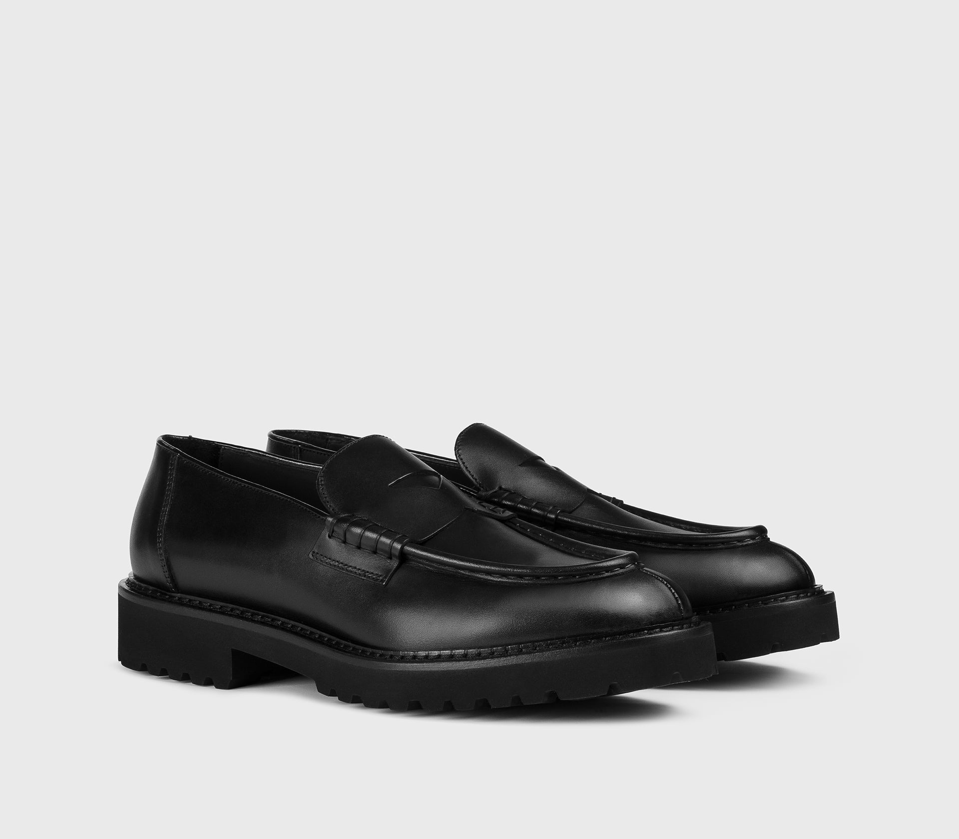 DU3348PHILUF159NN00 - Mocassino in pelle nero