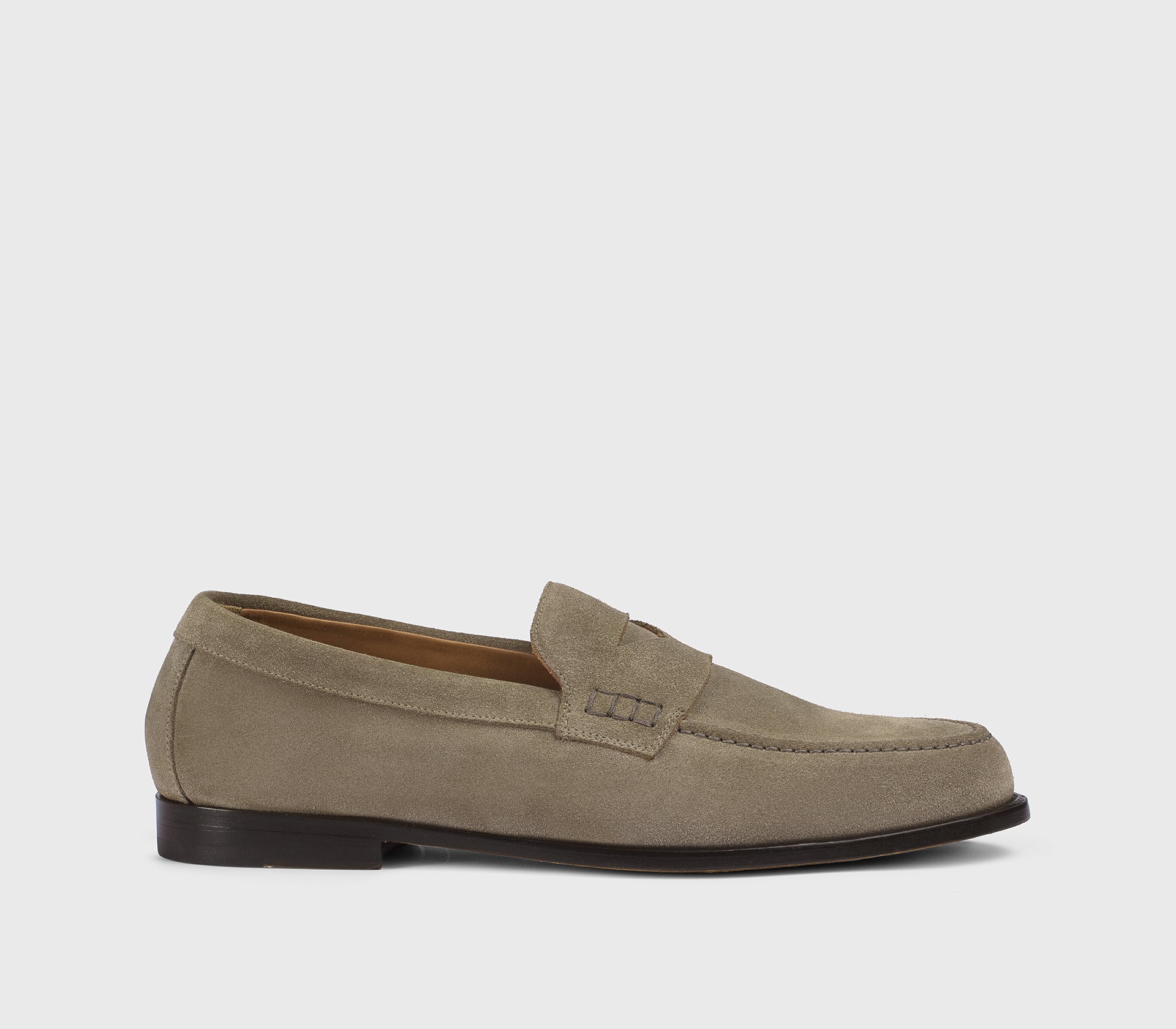 Mocassini da uomo in suede | camel - Doucal's