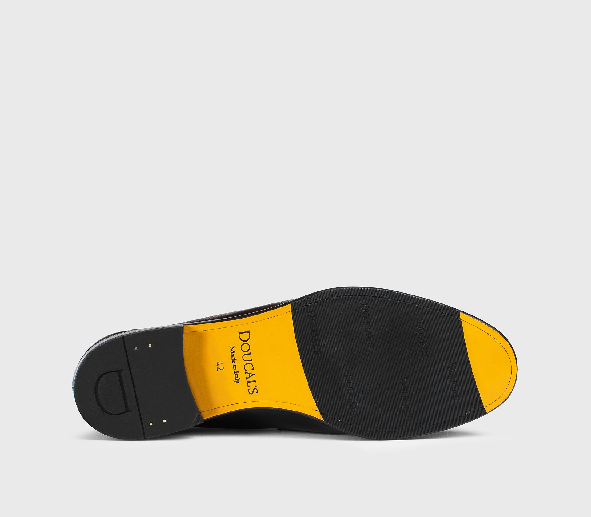 DU3399STRAUY188TM00 - Mocassino con nappine e frangia in pelle testa di moro