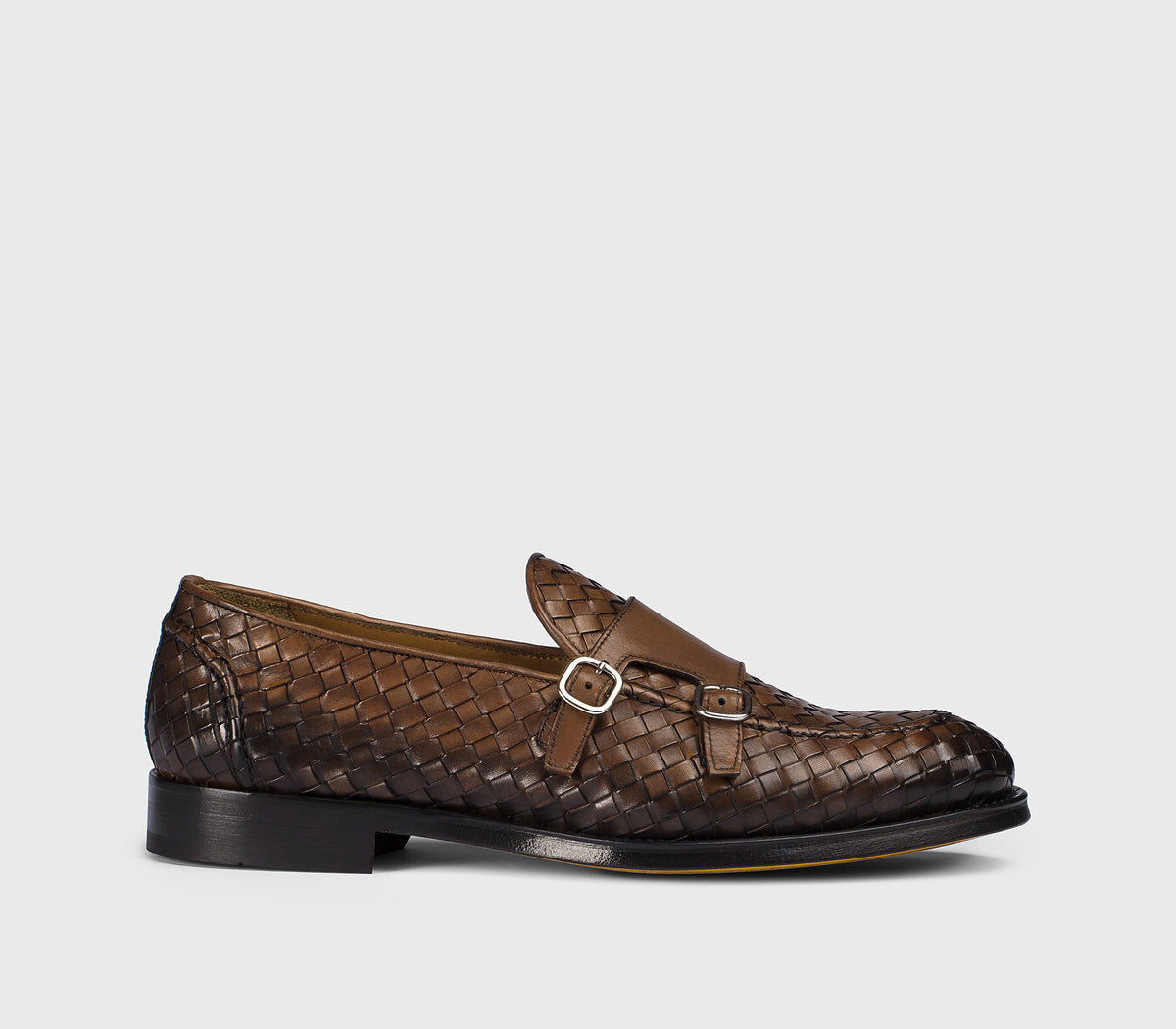 Men knot buckle loafer Men Dark Brown Buckle Kilt Loafer | Handsewn Company main image 2