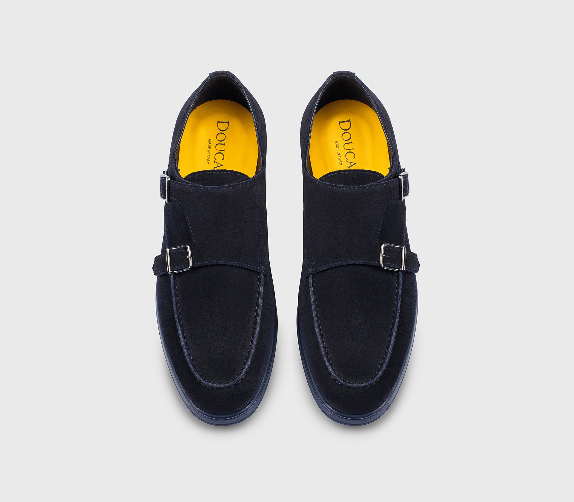 DU3472JEREUF009BB00 - Doppia fibbia in suede blu