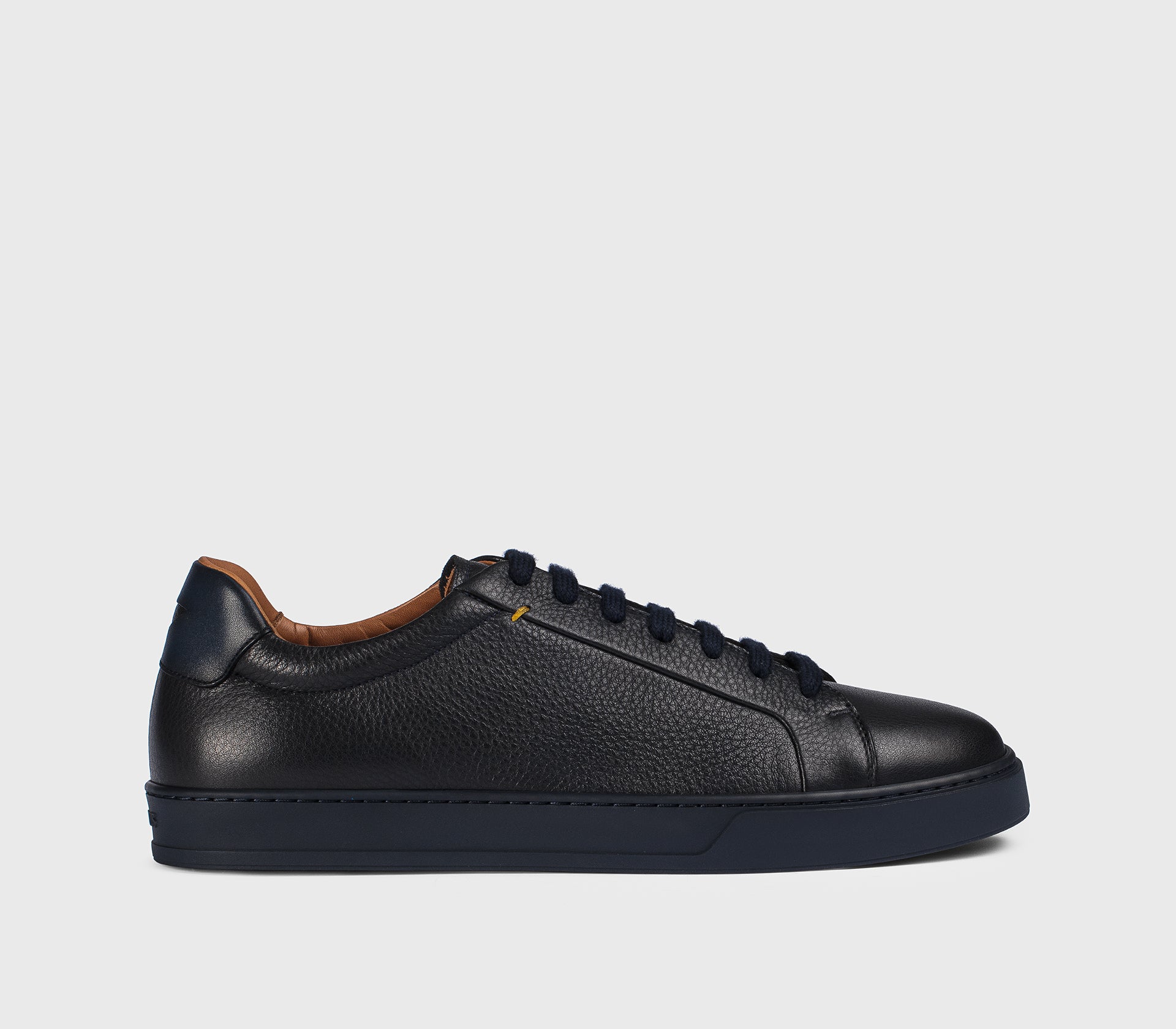 Sneaker da uomo in pelle bottalata | blu - Doucal's
